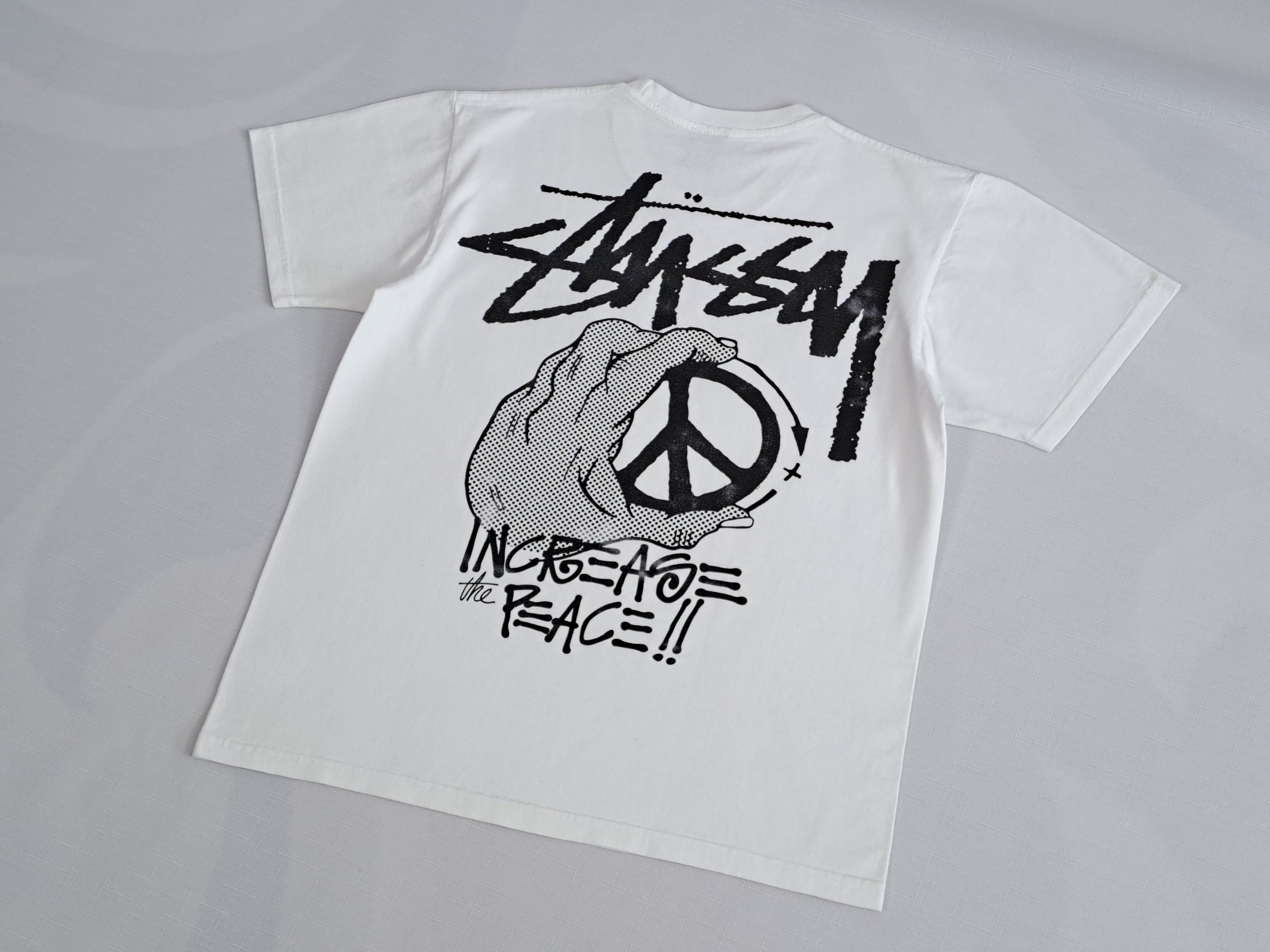 Stussy × Vintage Vintage Stussy Increase the Peace t-shirt. Size US M / EU 48-50 / 2 - 3 Thumbnail