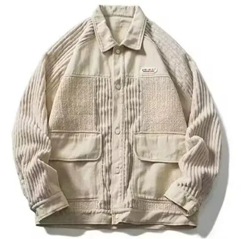 Japanese Brand Textured Patch Button Up Coat Jacket Size US S / EU 44-46 / 1 - 1 Thumbnail