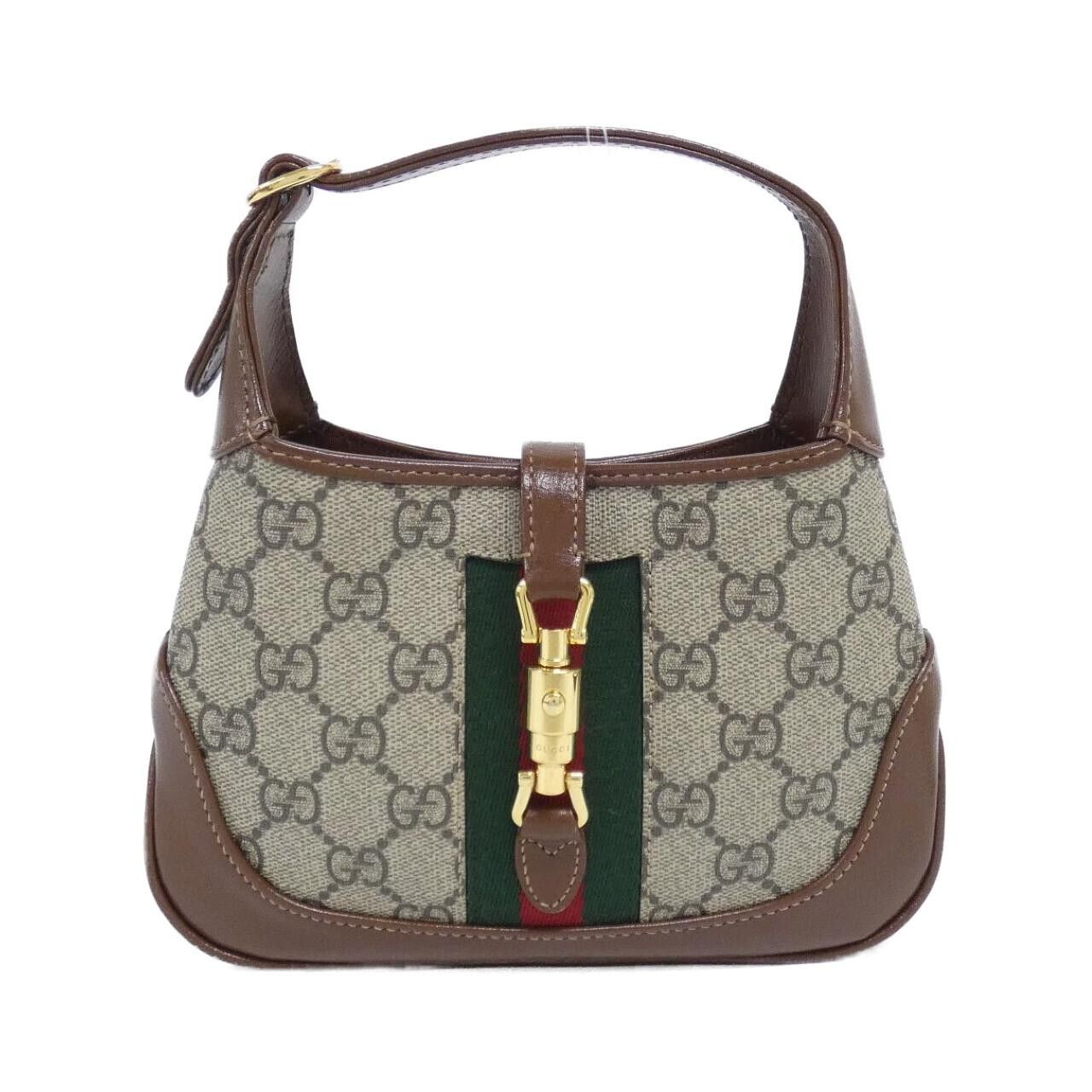 Gucci Gucci Gucci JACKIE 1961 GG Supreme Canvas Shoulder Bag Textile Crossbody Bag 637092HUHHG DUTY FREE for USA Size ONE SIZE - 1 Thumbnail