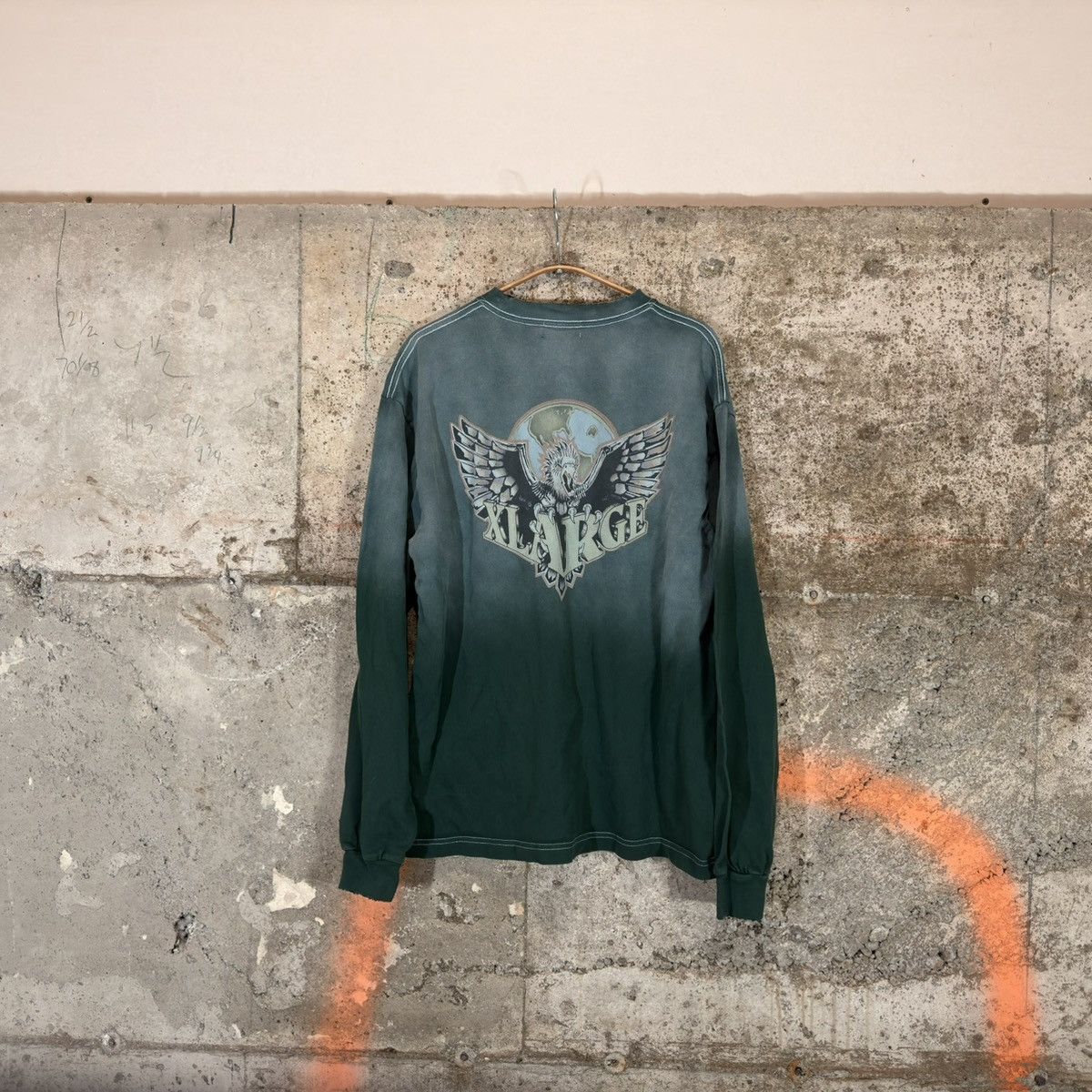 Xlarge Green long sleeve eagle shirt Size US L / EU 52-54 / 3 - 2 Thumbnail