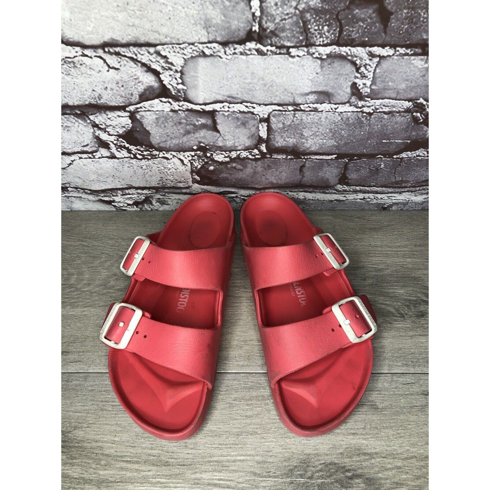Birkenstock Birkenstock Arizona EVA Pink Foam Rubber Slides Sandals Wome Size US 6.5 / IT 36.5 - 11 Thumbnail