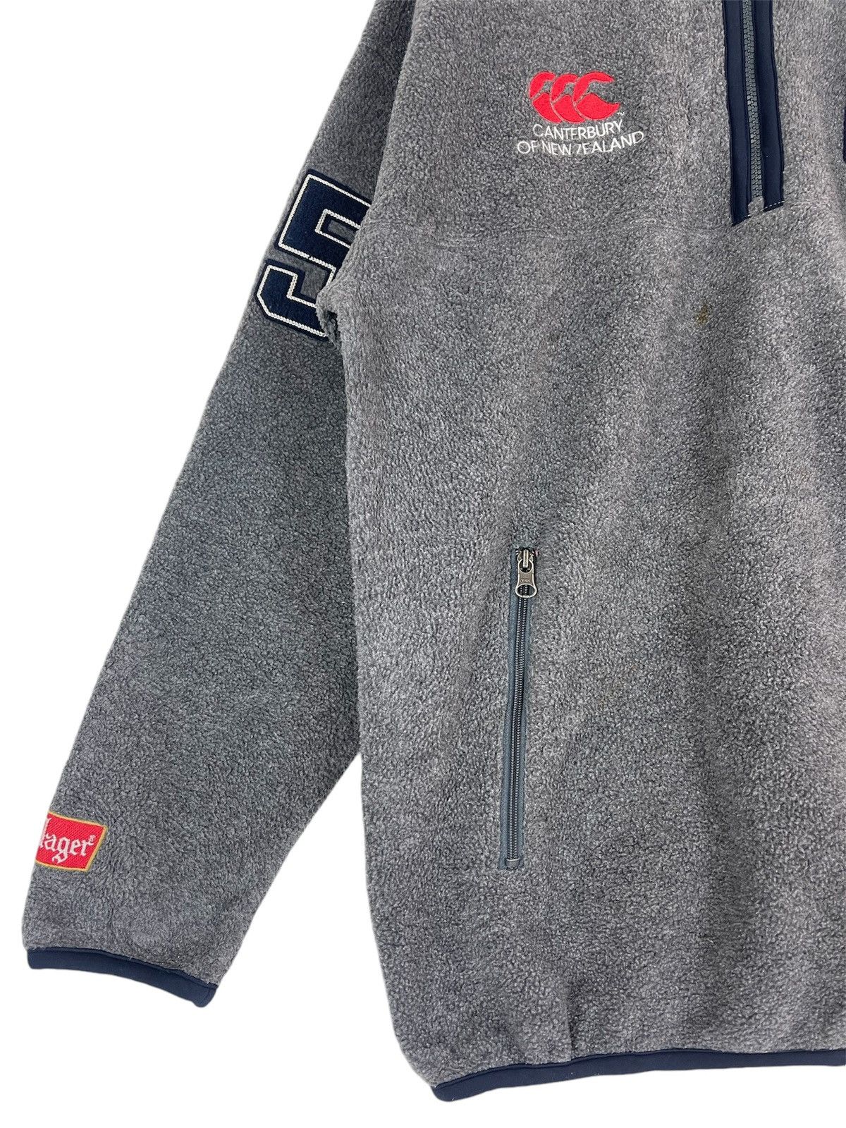 Canterbury of New Zealand × Vintage CANTERBURY OF NEW ZEALAND FLEECE HALF ZIPPER JACKET Size US M / EU 48-50 / 2 - 6 Thumbnail