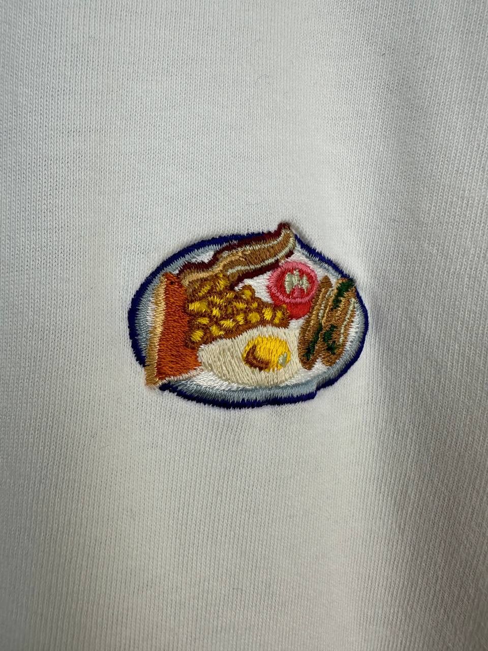 Percival Percival Pelle Pelle T-Shirt "Food" Embroidered White SS Size US M / EU 48-50 / 2 - 10 Thumbnail