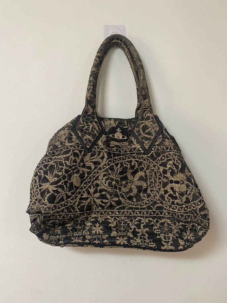 Vivienne Westwood Vivienne Westwood size os Ribbon printed handbag Size ONE SIZE - 1 Thumbnail