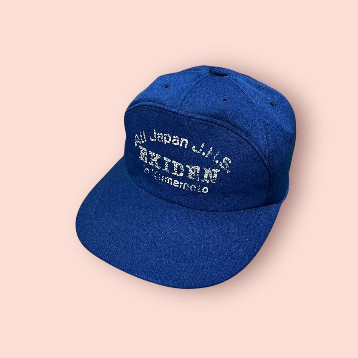 Mizuno VINTAGE MIZUNO ALL JAPAN JHS EKIDEN 7 PANEL STRAPBACK HAT Size ONE SIZE - 1 Thumbnail