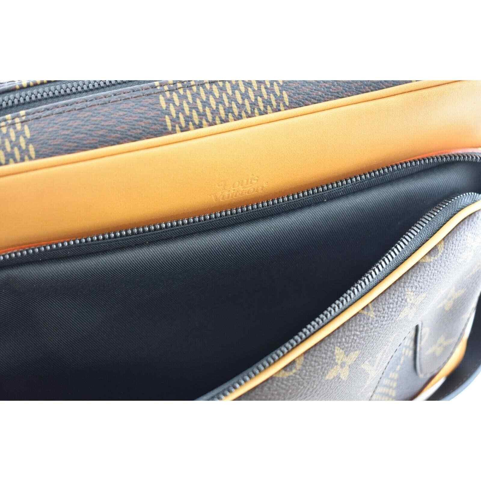 Louis Vuitton Louis Vuitton Nigo Nil Messenger Wave Damier Ebene Drip Bag Size ONE SIZE - 11 Thumbnail