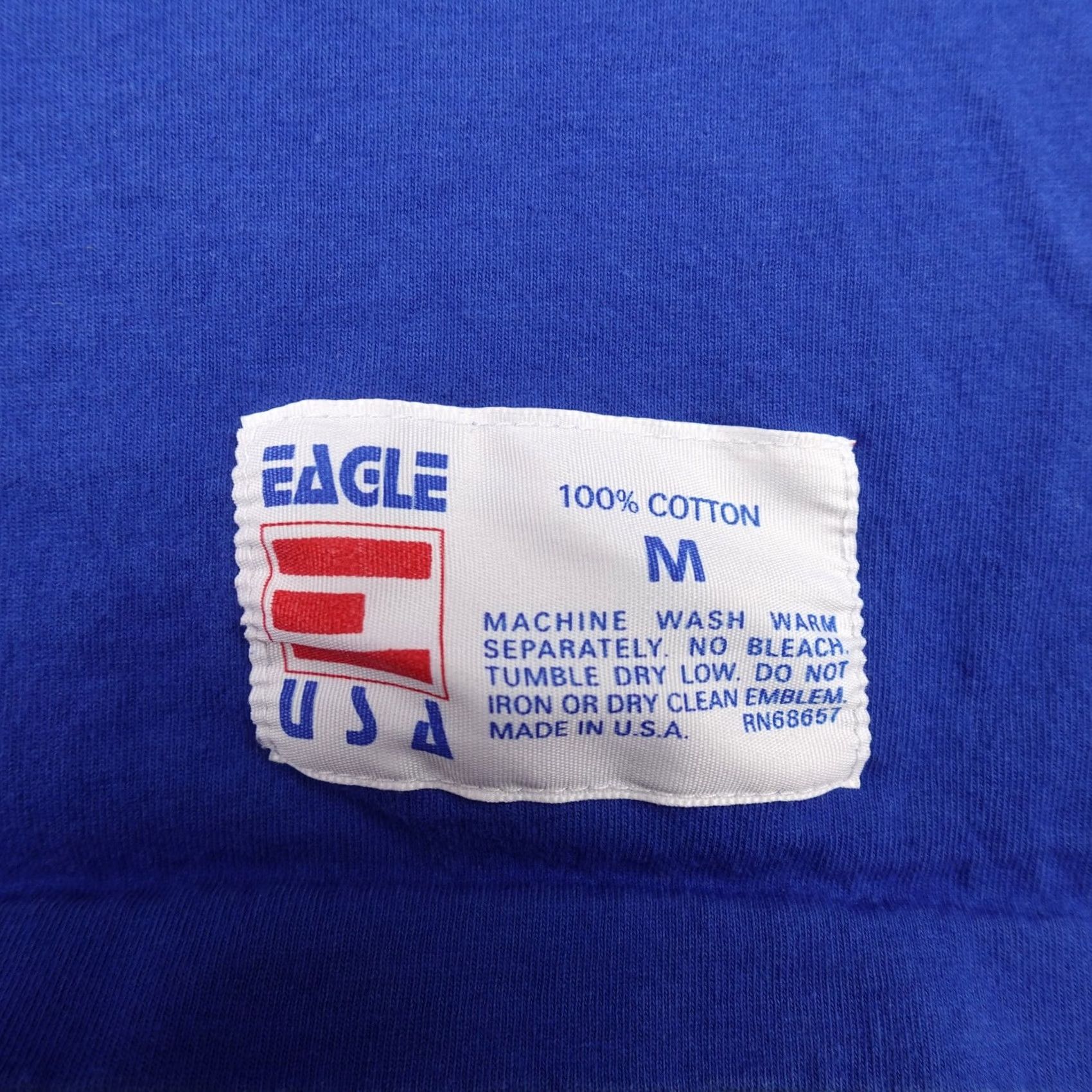 Vintage VINTAGE EAGLE USA Anchor Shirt Mens Medium Blue Cotton Athletic LES-LEE 90s Size US M / EU 48-50 / 2 - 7 Thumbnail