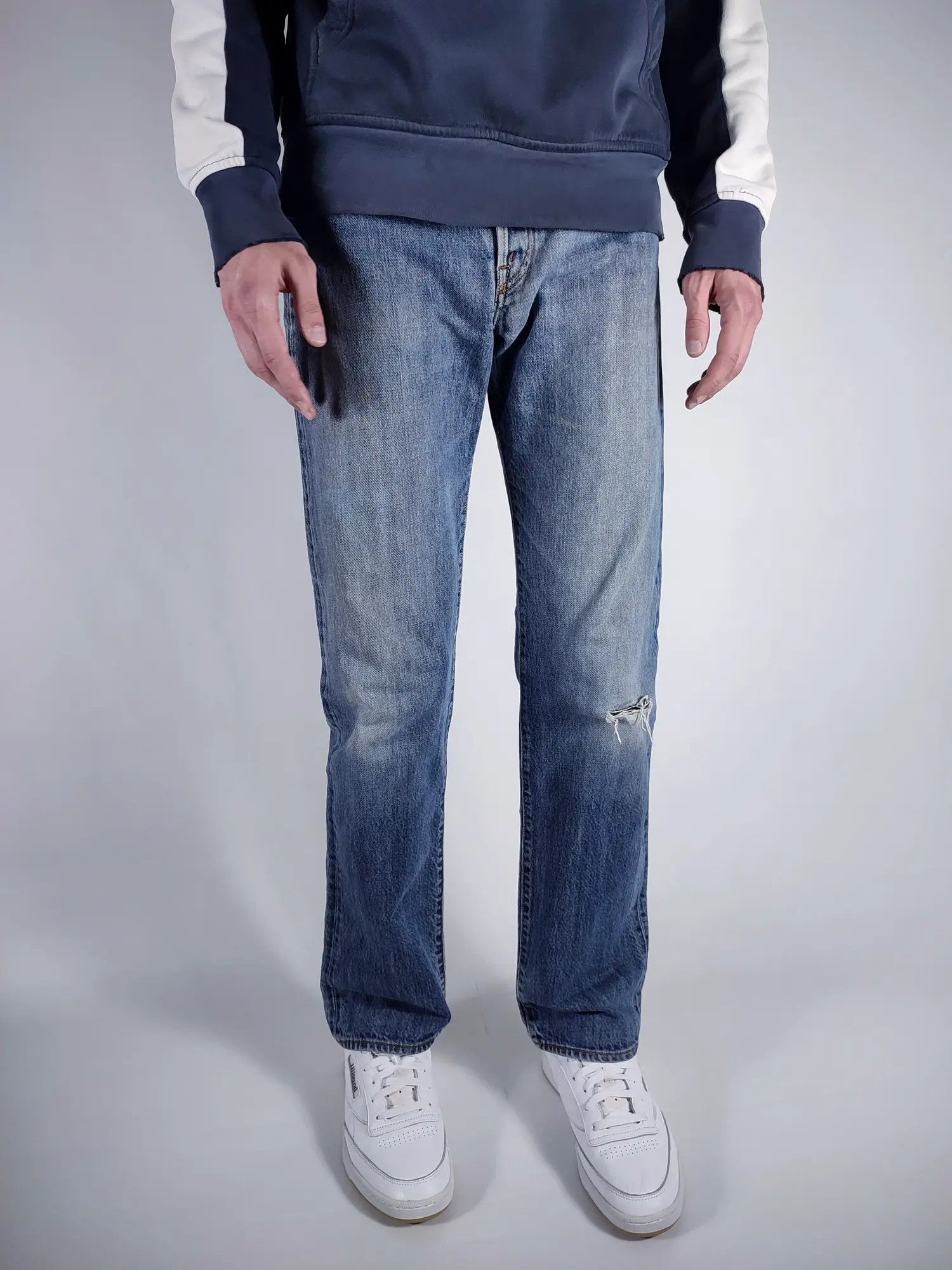 Diesel × Vintage Diesel Distressed Denim Pants Size US 30 / EU 46 - 3 Thumbnail