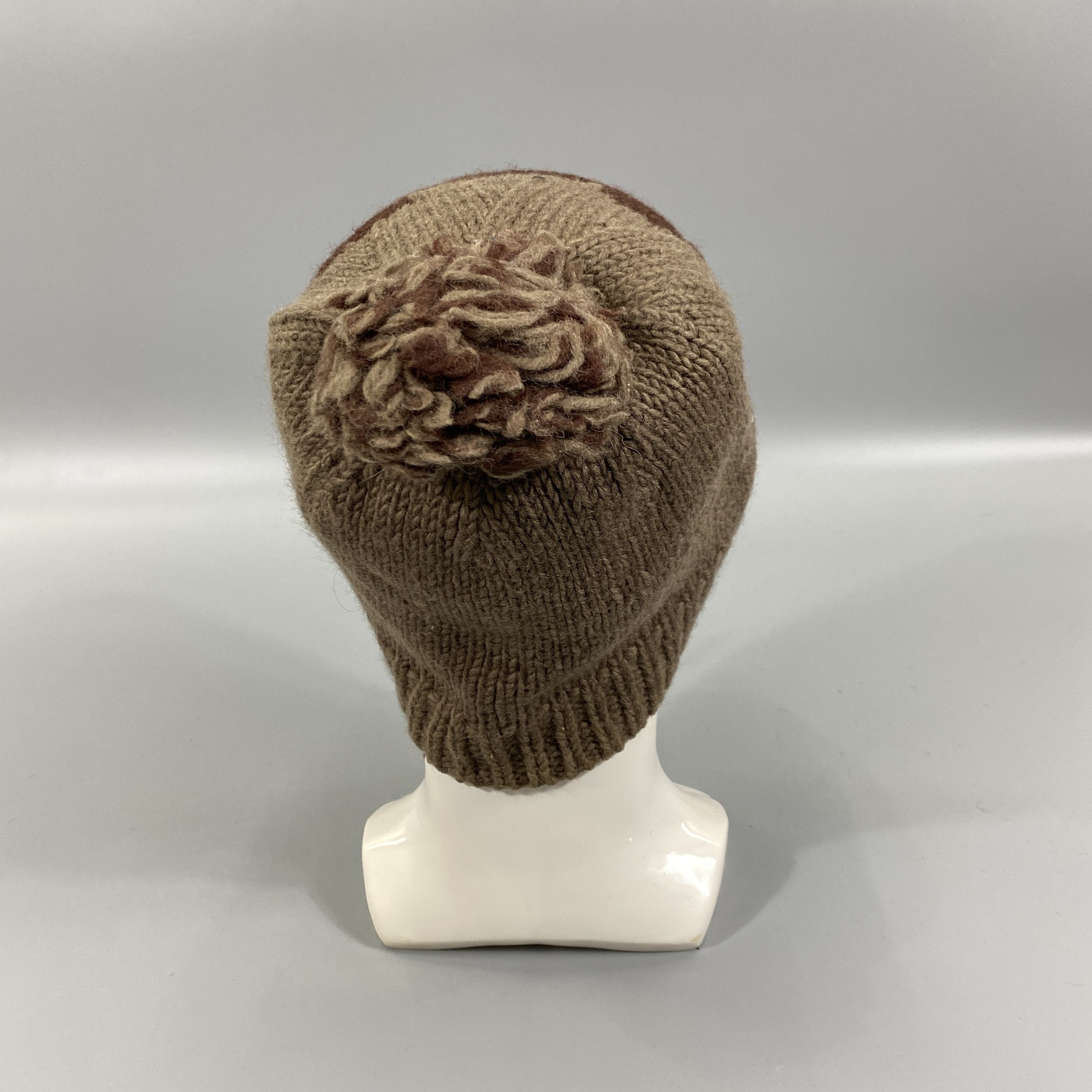 Japanese Brand Grace Hats Hand Made Knitted Beanie -BN1010 Size ONE SIZE - 3 Thumbnail