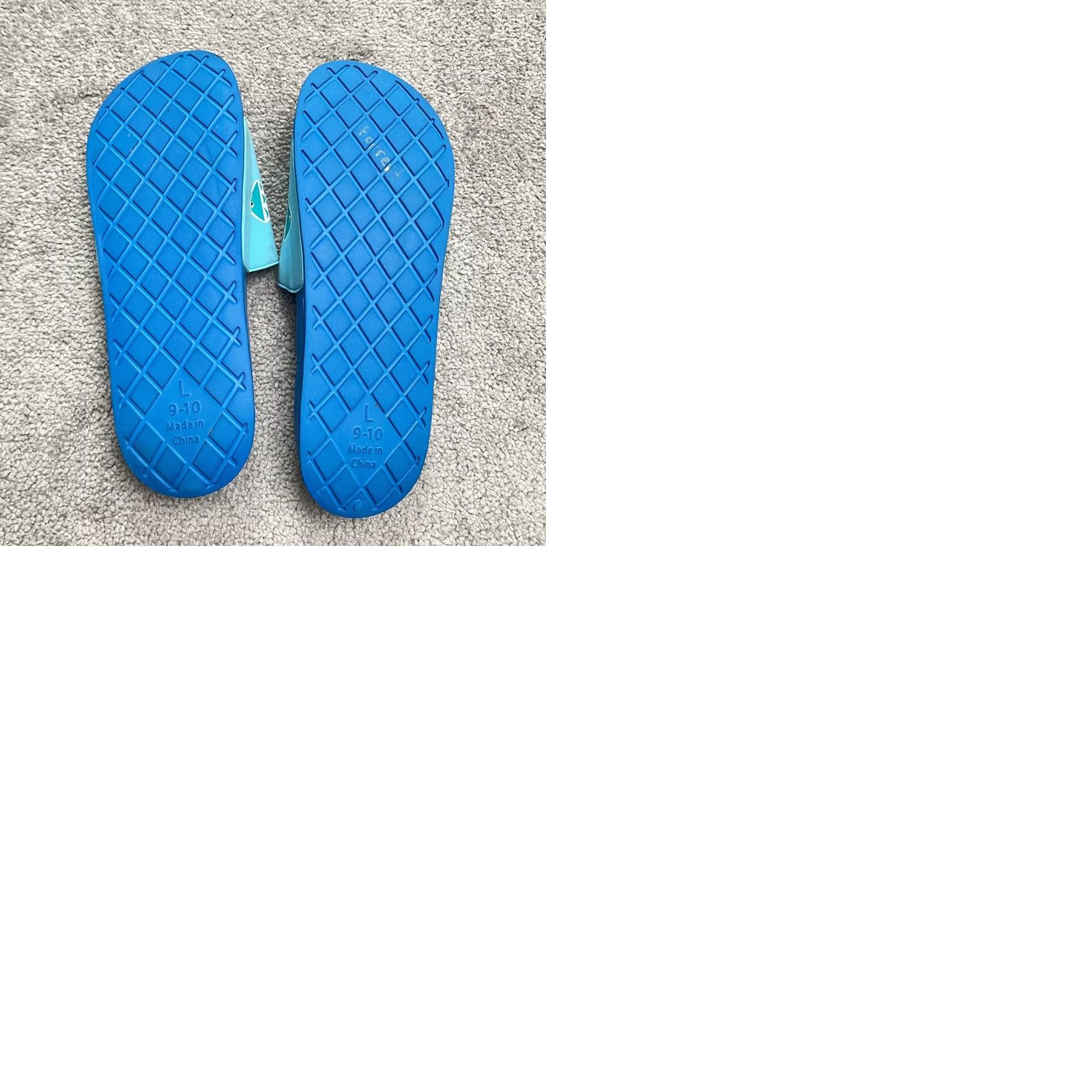 Vera Bradley Vera Bradley Sandal Women (US 9, EU 39.5) Blue Rubber Slide Casual Beach Flat Open Toe Size US 9 / IT 39 - 9 Thumbnail
