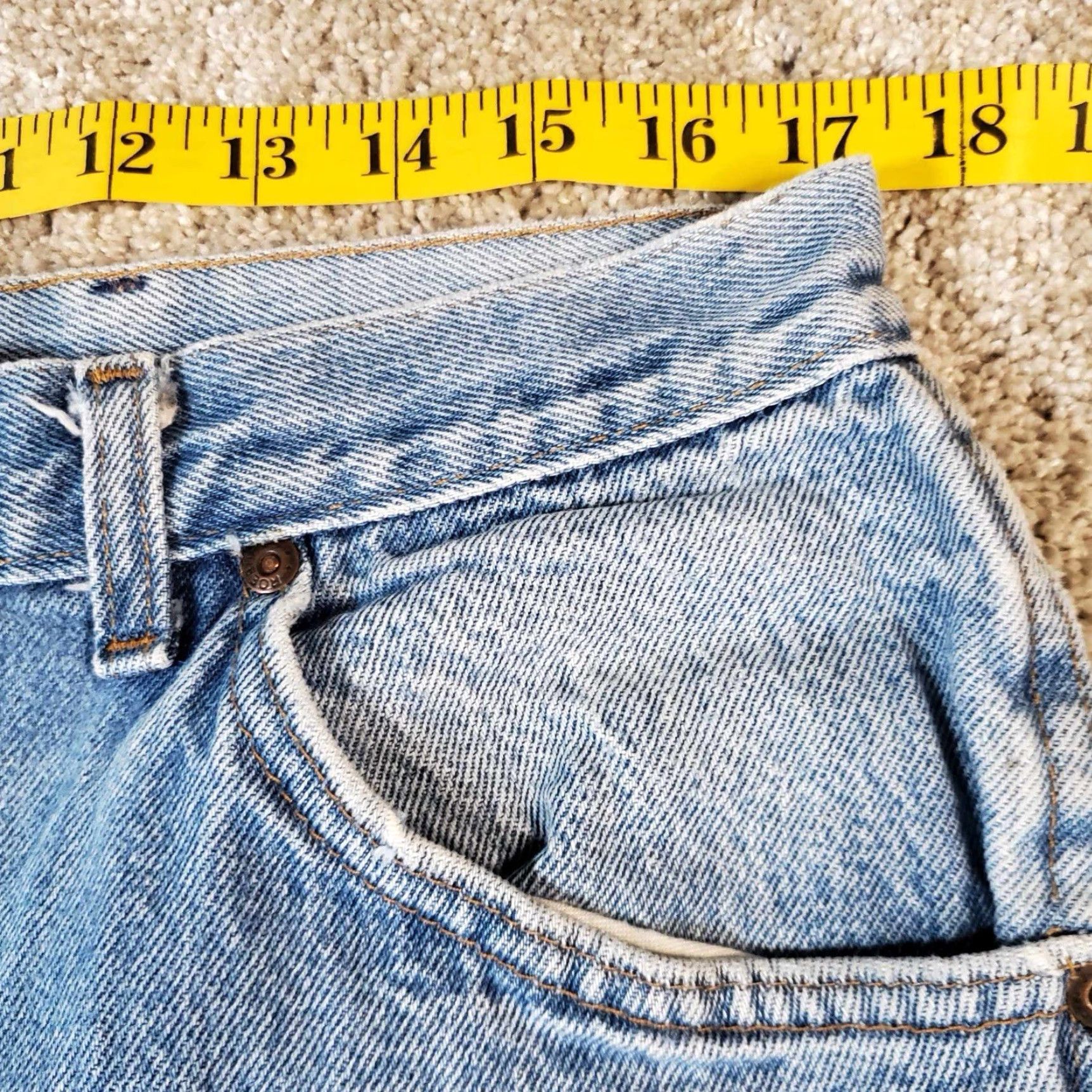 Vintage VINTAGE Roebucks Jeans Men’s 36x29 Denim 5-Pocket Classic Straight Blue Cotton Roebuck & Co. Jeans Mens Regular 36 Blue 29in Inseam US Made Size US 36 / EU 52 - 5 Thumbnail