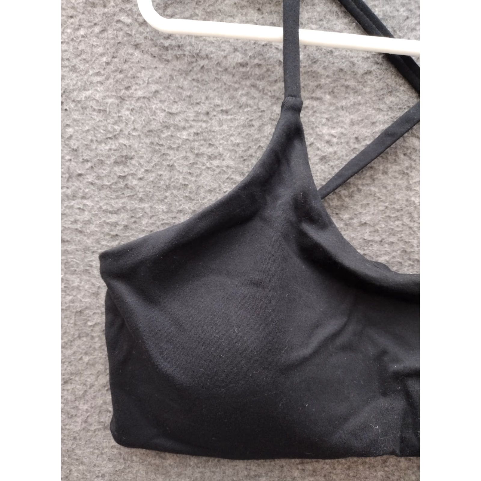 Vintage ID Ideology Sports Bra Crossback Deep Black M Women's Shirt? Size ONE SIZE - 7 Thumbnail