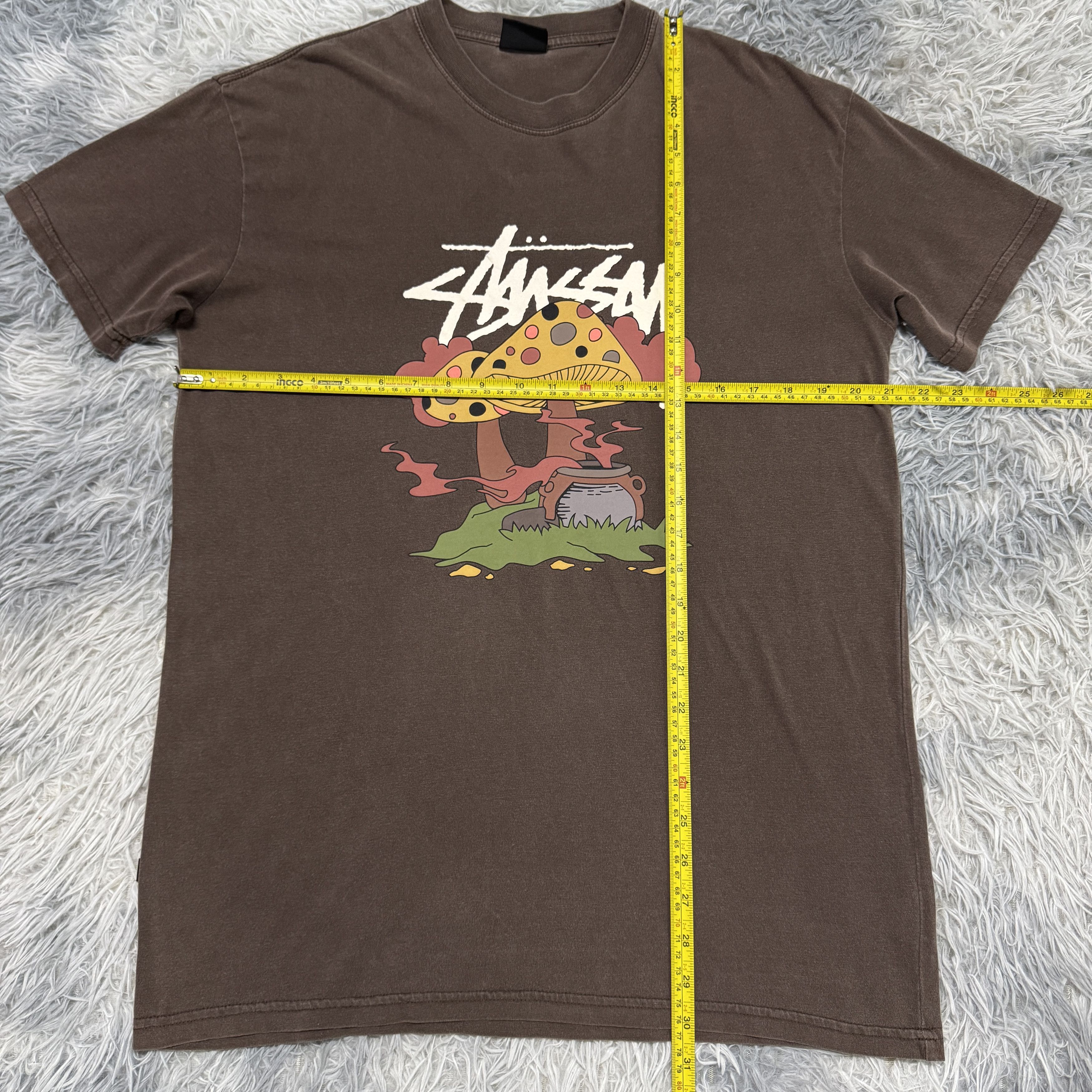 Stussy Rare Stüssy Something's Cookin' Colourful Mushroom Tshirt Size US S / EU 44-46 / 1 - 5 Thumbnail
