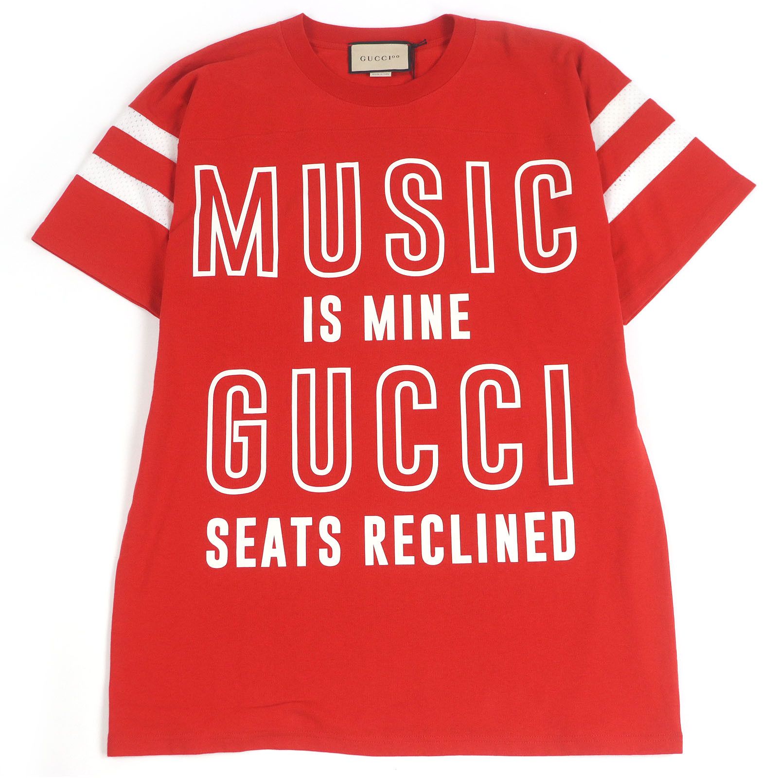 Gucci Gucci Gucci 100th Anniversary Cotton T-shirt Cotton T-Shirts 655459 DUTY FREE for USA Size ONE SIZE - 1 Thumbnail