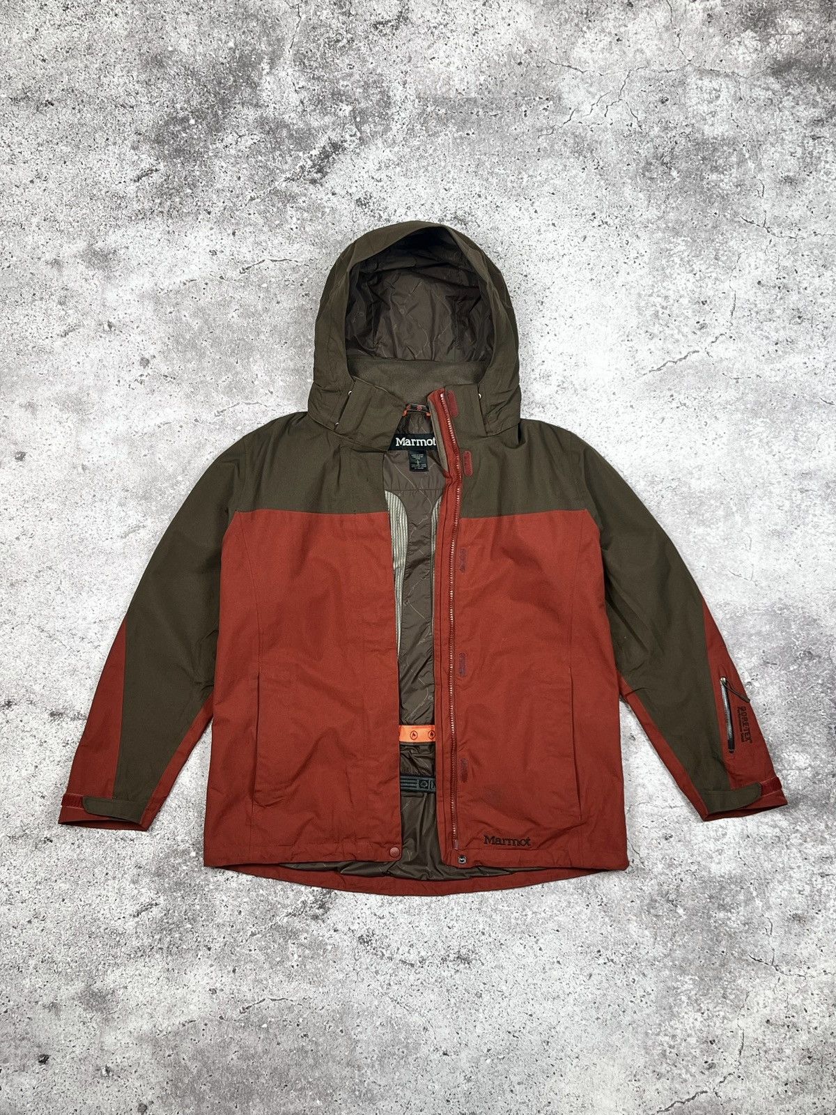 Goretex Marmot Gore-tex Perfomance Shell Hooded Jacket Y2K Size L / US 10 / IT 46 - 1 Thumbnail