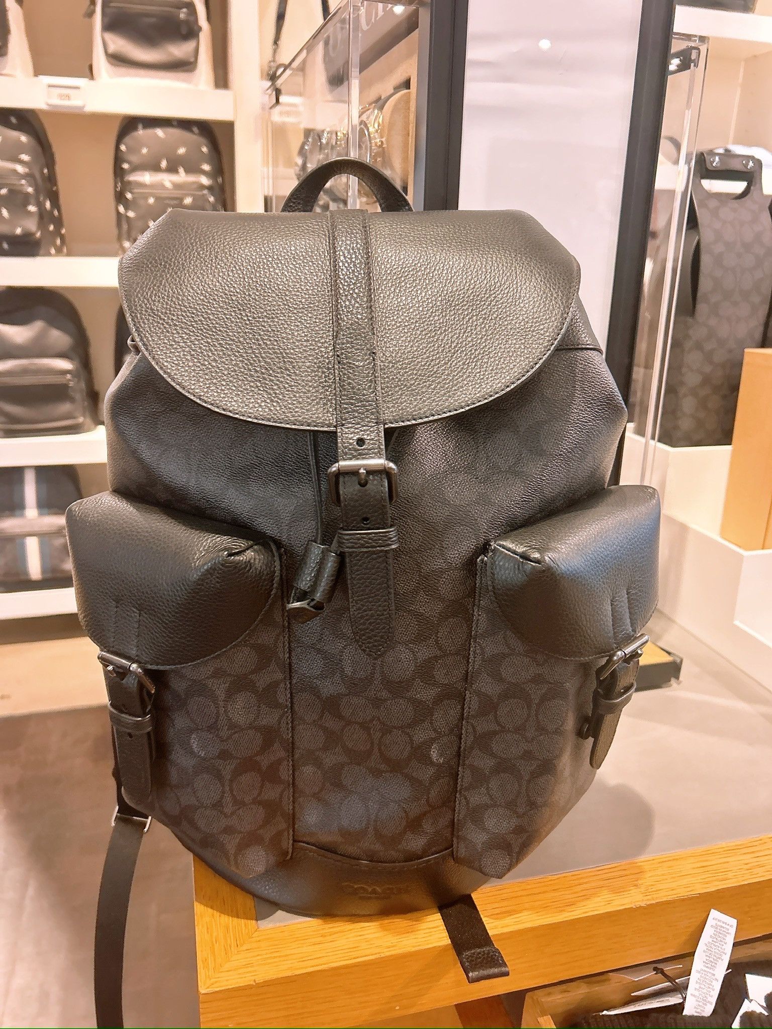 Coach Warner Backpack In Signature Canvas CW211 Size ONE SIZE - 2 Thumbnail