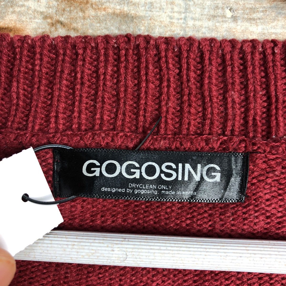 Japanese Brand GOGO Sing Red Cardigan Knitwear #A1711 Size US XL / EU 56 / 4 - 10 Thumbnail