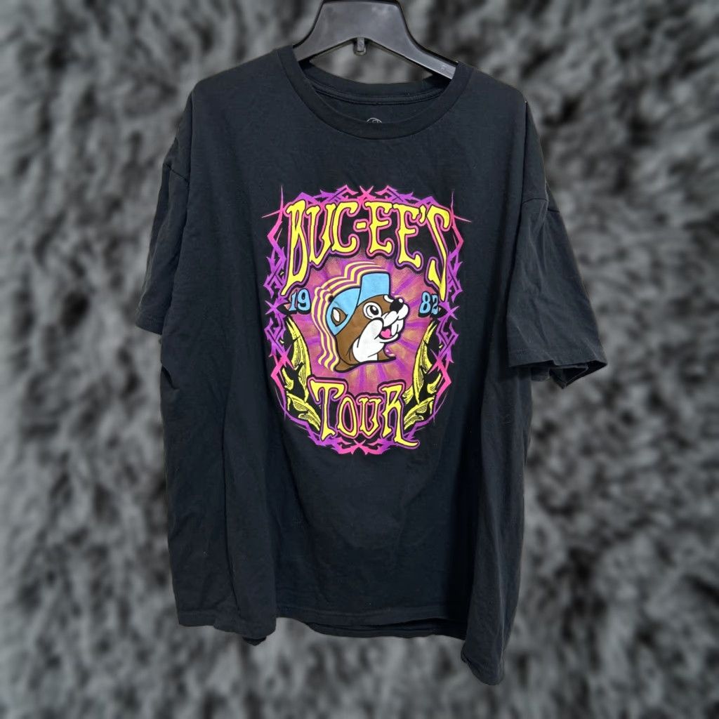 Doublet VINTAGE Buc-ees Tour 1982-2021 Double-Sided Tee Shirt Adult XL Black Mens Size US XL / EU 56 / 4 - 1 Thumbnail