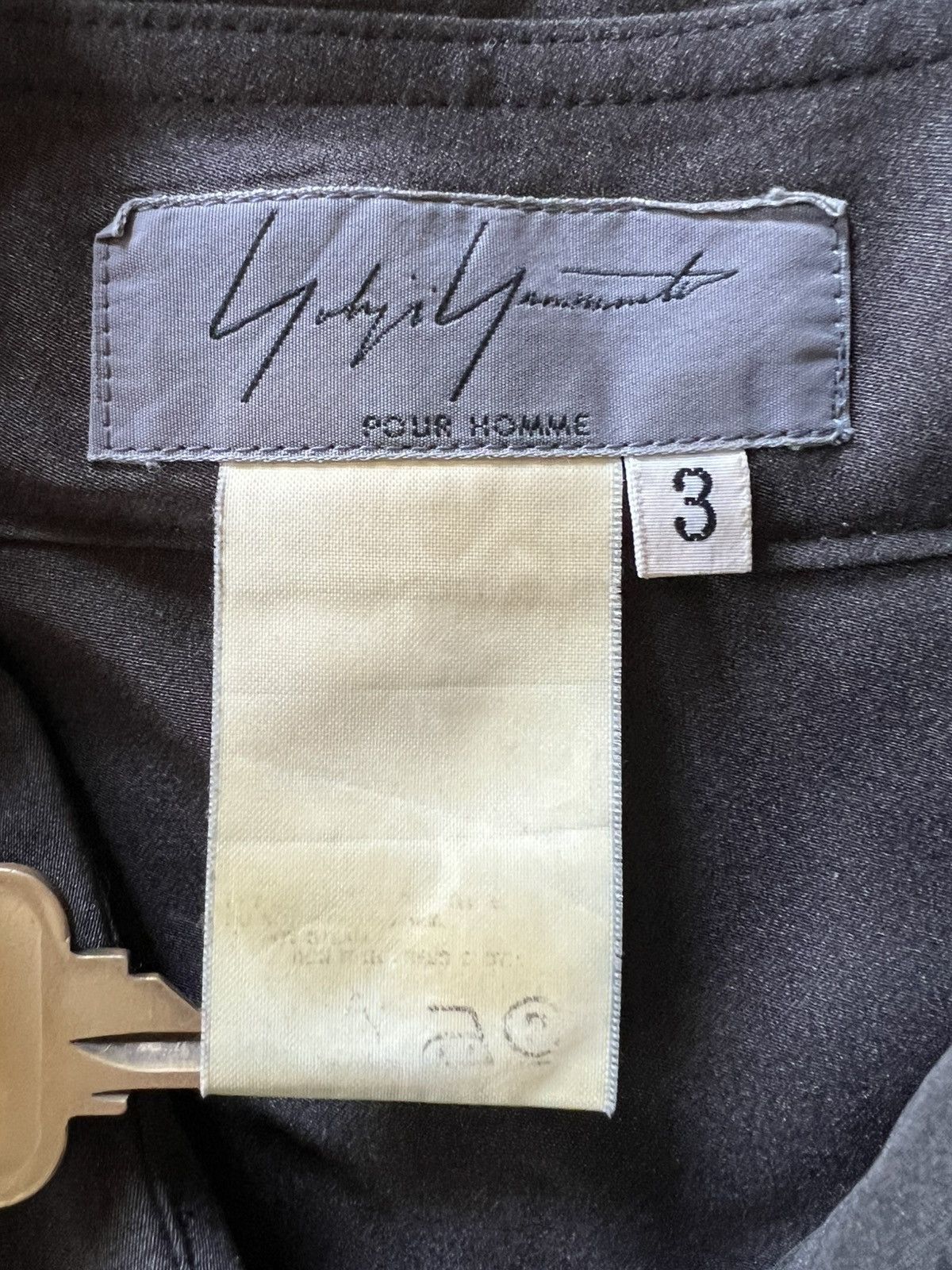 Yohji Yamamoto Yohji Yamamoto Pour Homme AW01 Brown Concertina Button Up Size US L / EU 52-54 / 3 - 4 Thumbnail