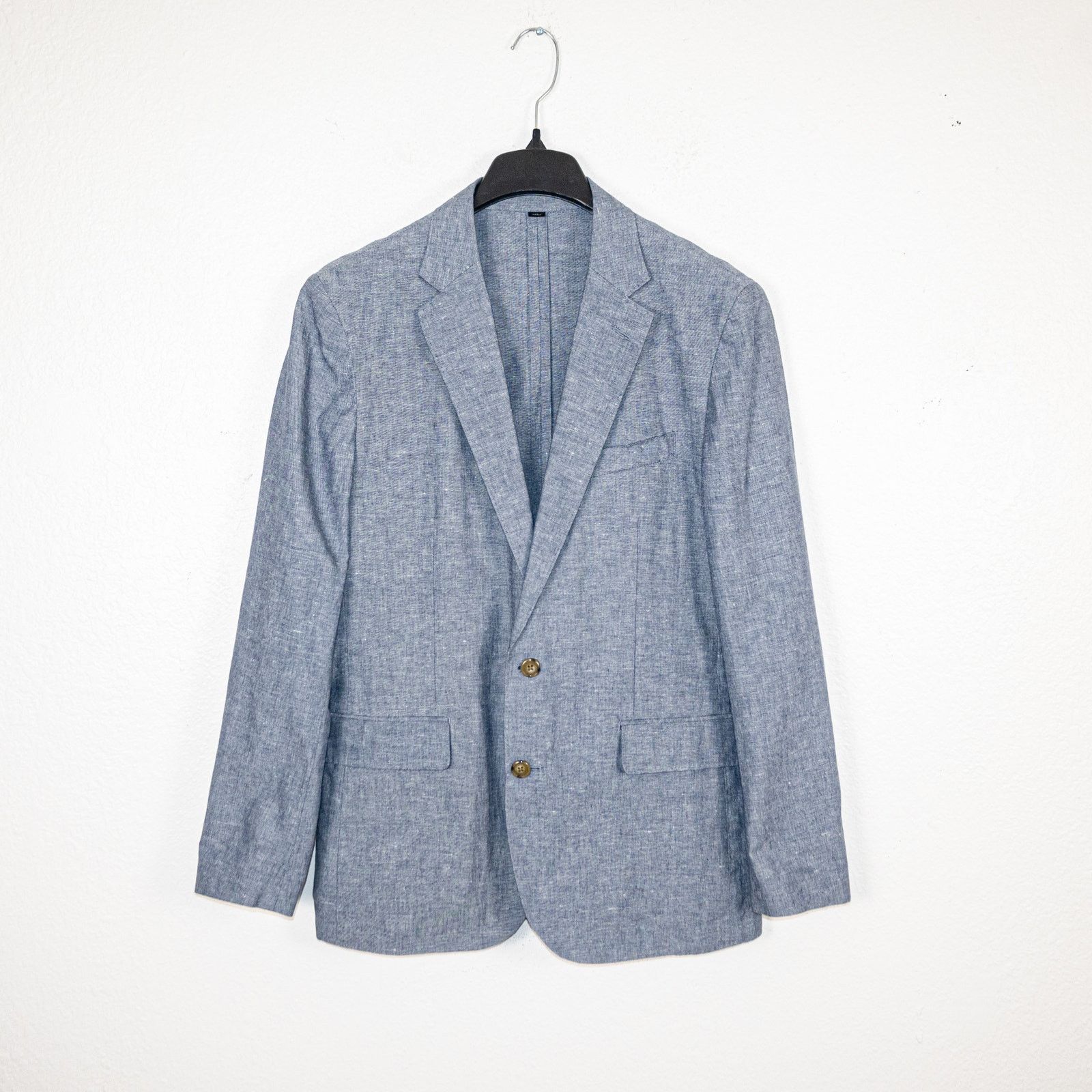 J.Crew J.Crew Ludlow Slim Unstructured suit Jacket Cotton-Linen Size 38R - 5 Thumbnail