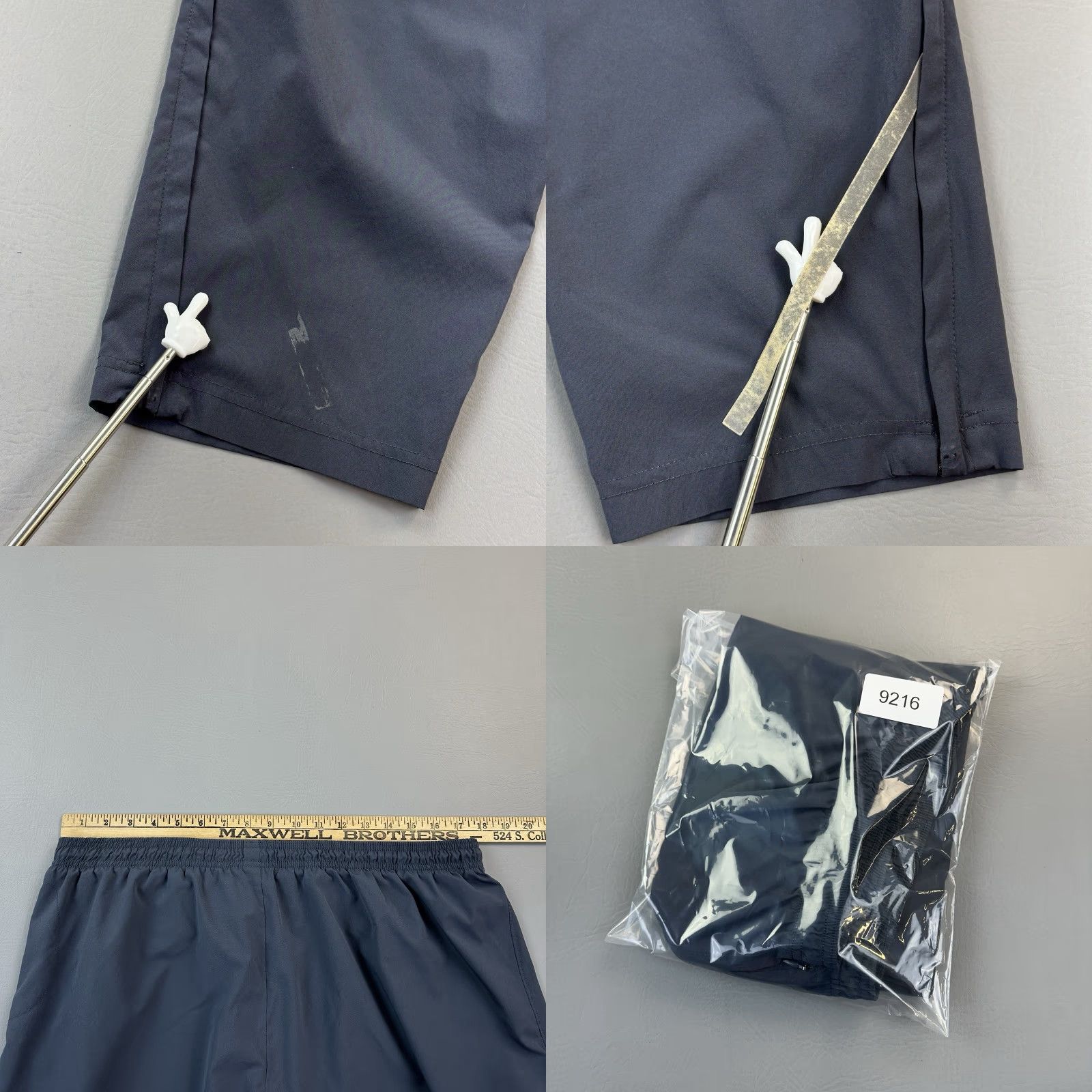 Champion Champion Track Pants Mens XL Gray Lightweight Vented Ankle Zip Jogger Athleisure Size US 36 / EU 52 - 9 Thumbnail