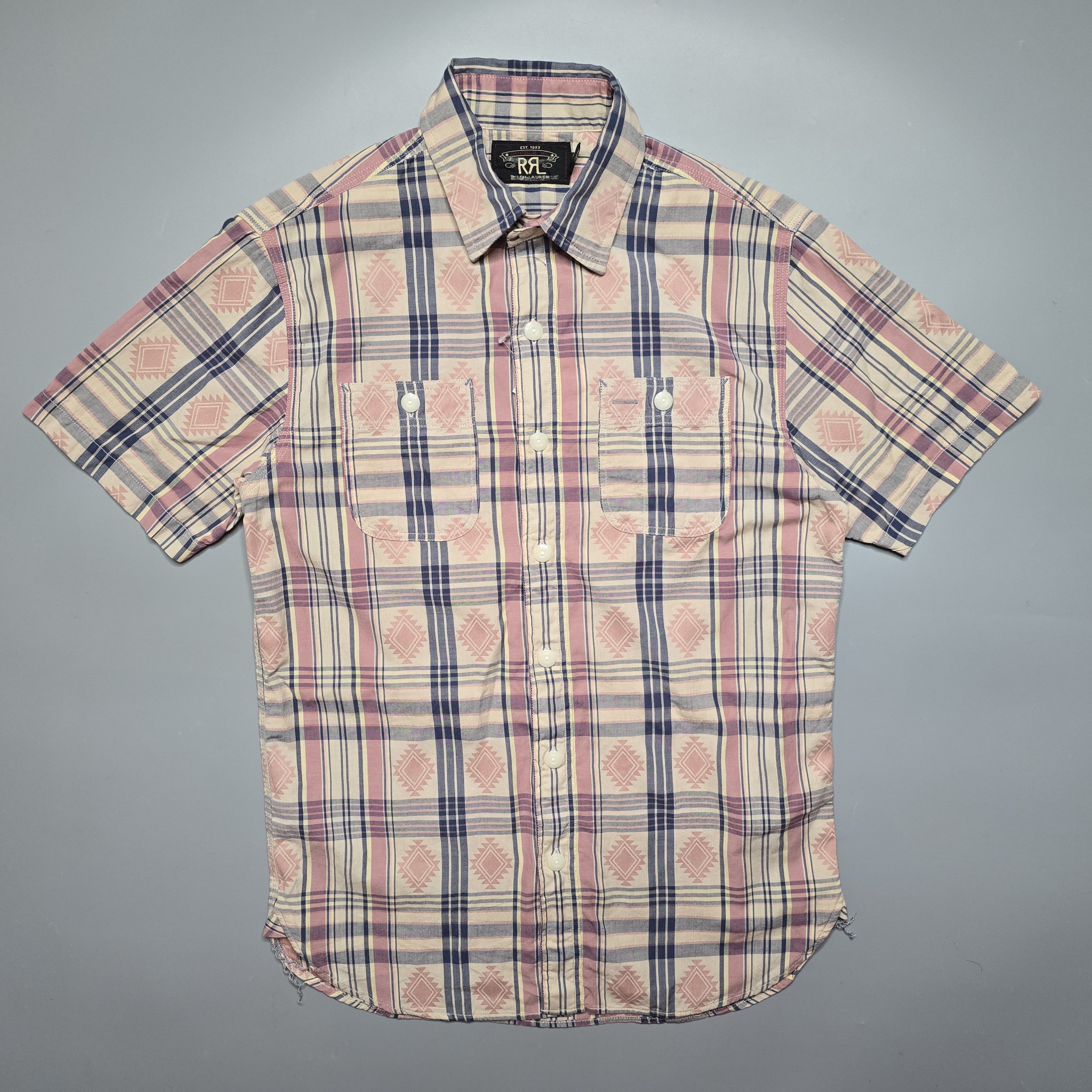 RRL Ralph Lauren RRL Ralph Lauren - Madras Plaid Farrell Workshirt Size US XS / EU 42 / 0 - 1 Thumbnail