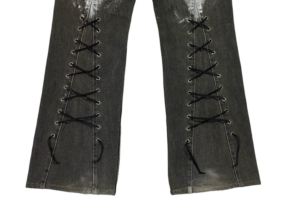 If Six Was Nine × Japanese Brand Berning Sho Flared Cargo Jeans Size US 30 / EU 46 - 15 Thumbnail