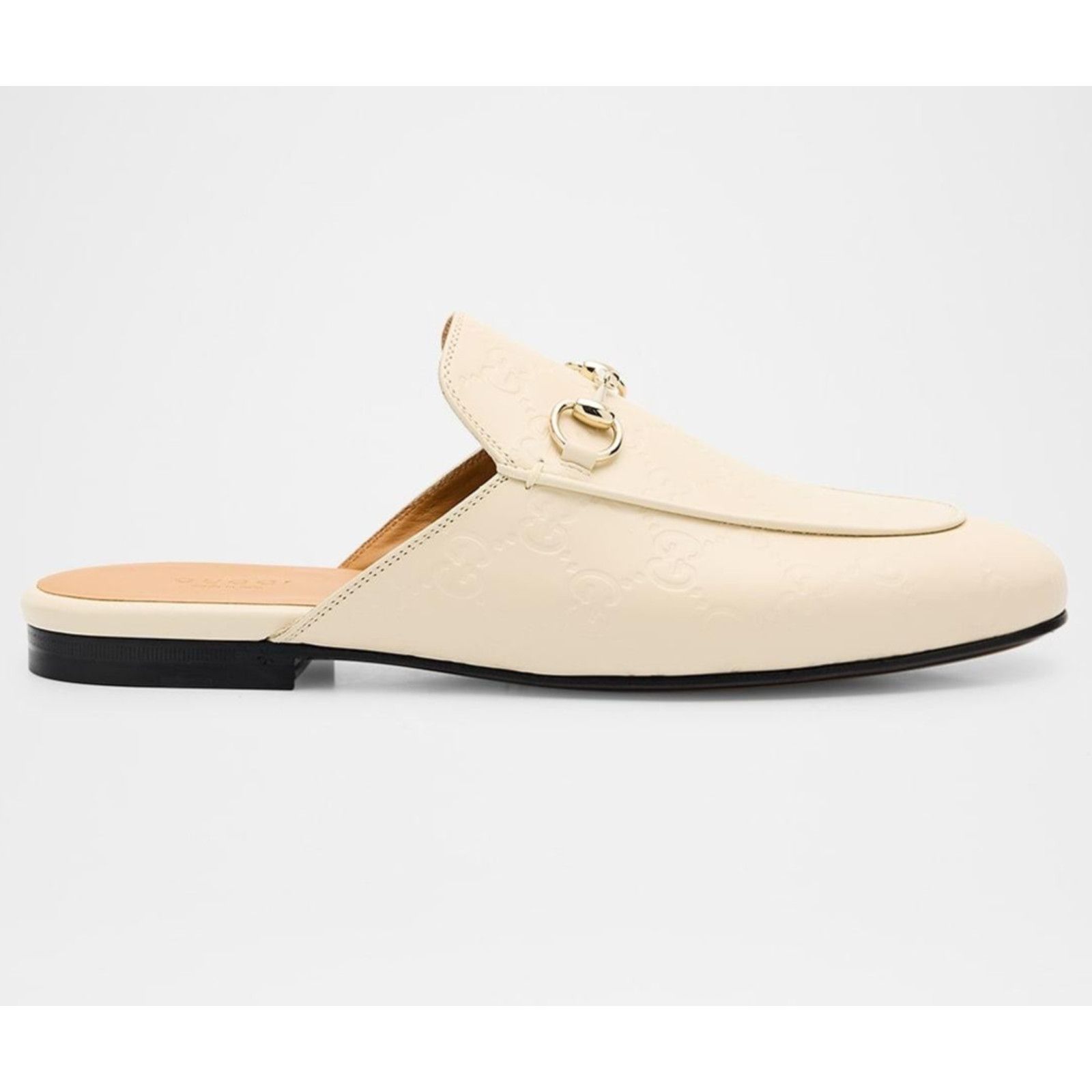 Gucci Gucci Princetown New Ivory GG Monogram Slide Loafer 36.5 Size US 6.5 / IT 36.5 - 3 Thumbnail