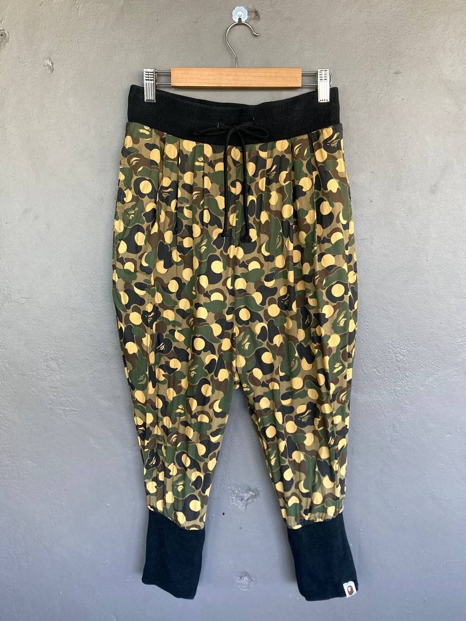 image of Bape Abc Dot Camo Harem Pants, Women's (Size 26)