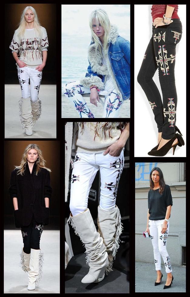 Isabel Marant Navajo Jeans F/W 2011 Runway RARE Size 26" / US 2 / IT 38 - 7 Thumbnail