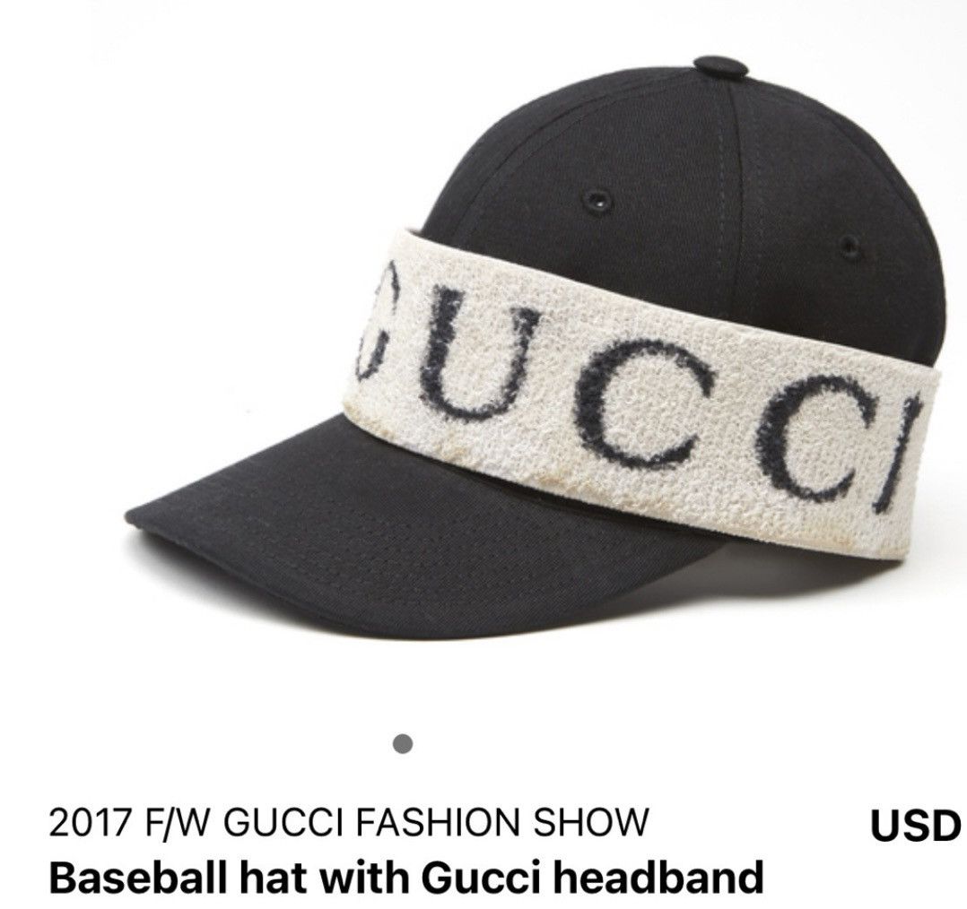 Gucci Gucci Runway Logo Baseball Hat Brand New Limited Edition Size ONE SIZE - 15 Thumbnail