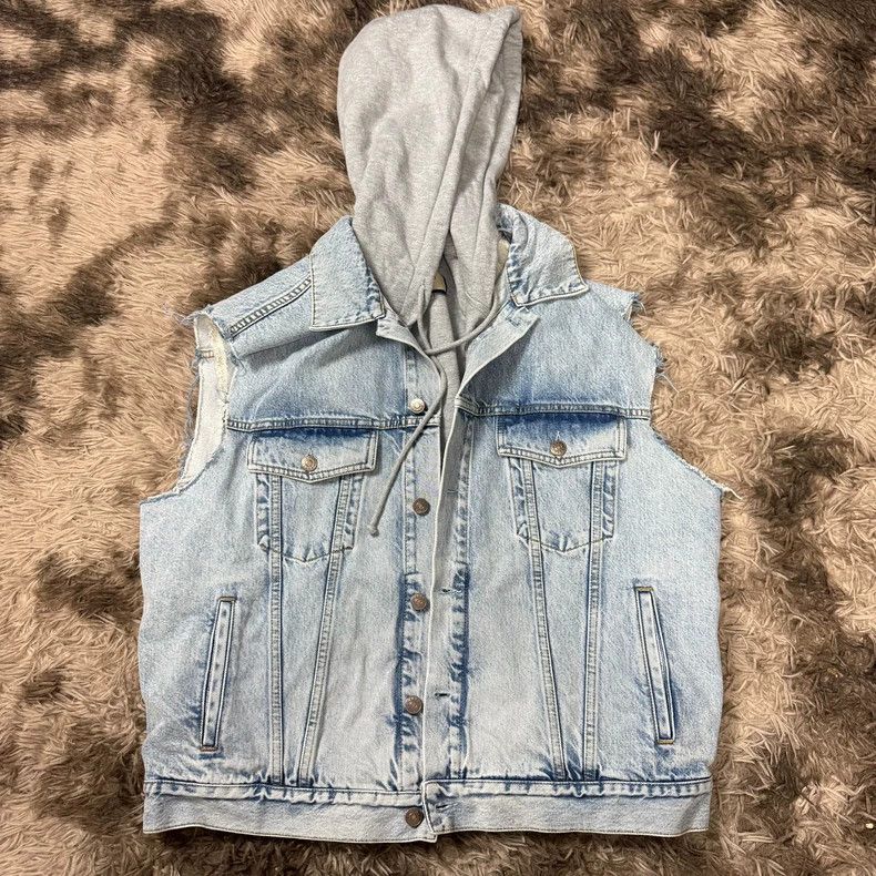 Gucci Gucci Denim Vest with Hood Size US L / EU 52-54 / 3 - 1 Thumbnail