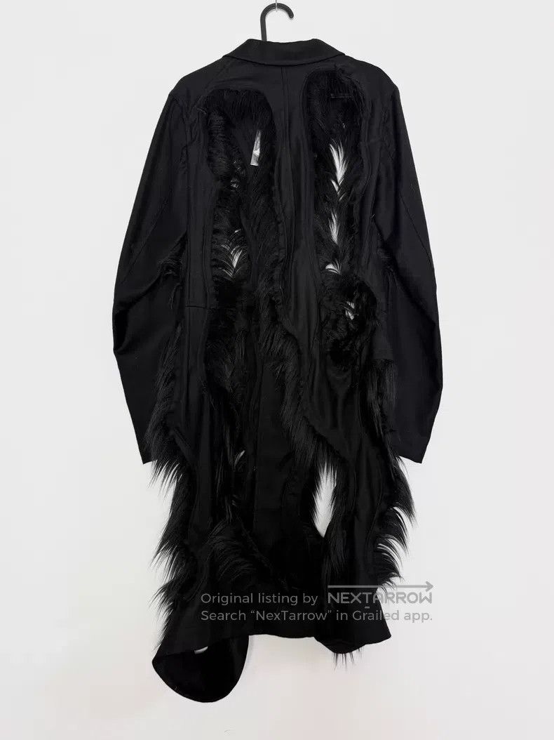 Comme des Garcons Comme des Garcons Frayed Deconstructed Open-Work Long Coat Size S / US 4 / IT 40 - 7 Thumbnail