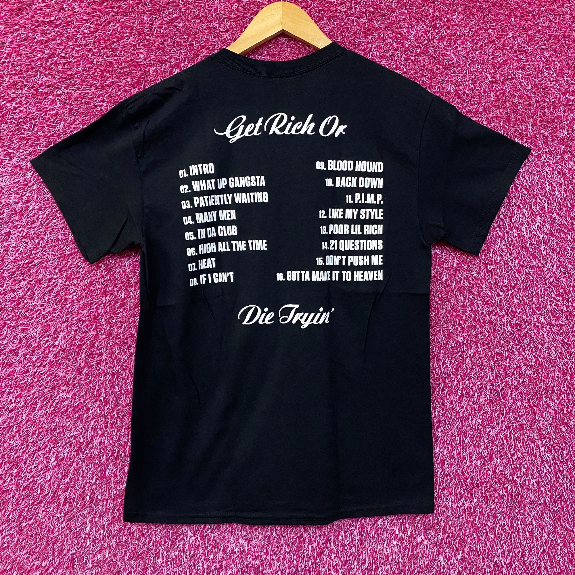 50 Cent 50 Cent Get Rich or Die Tryin' Graphic Design T-Shirt Medium Size US M / EU 48-50 / 2 - 4 Thumbnail