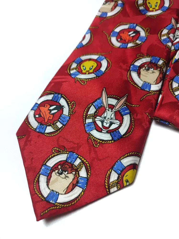 Vintage Vintage 1992 looney tunes tie Size ONE SIZE - 2 Thumbnail