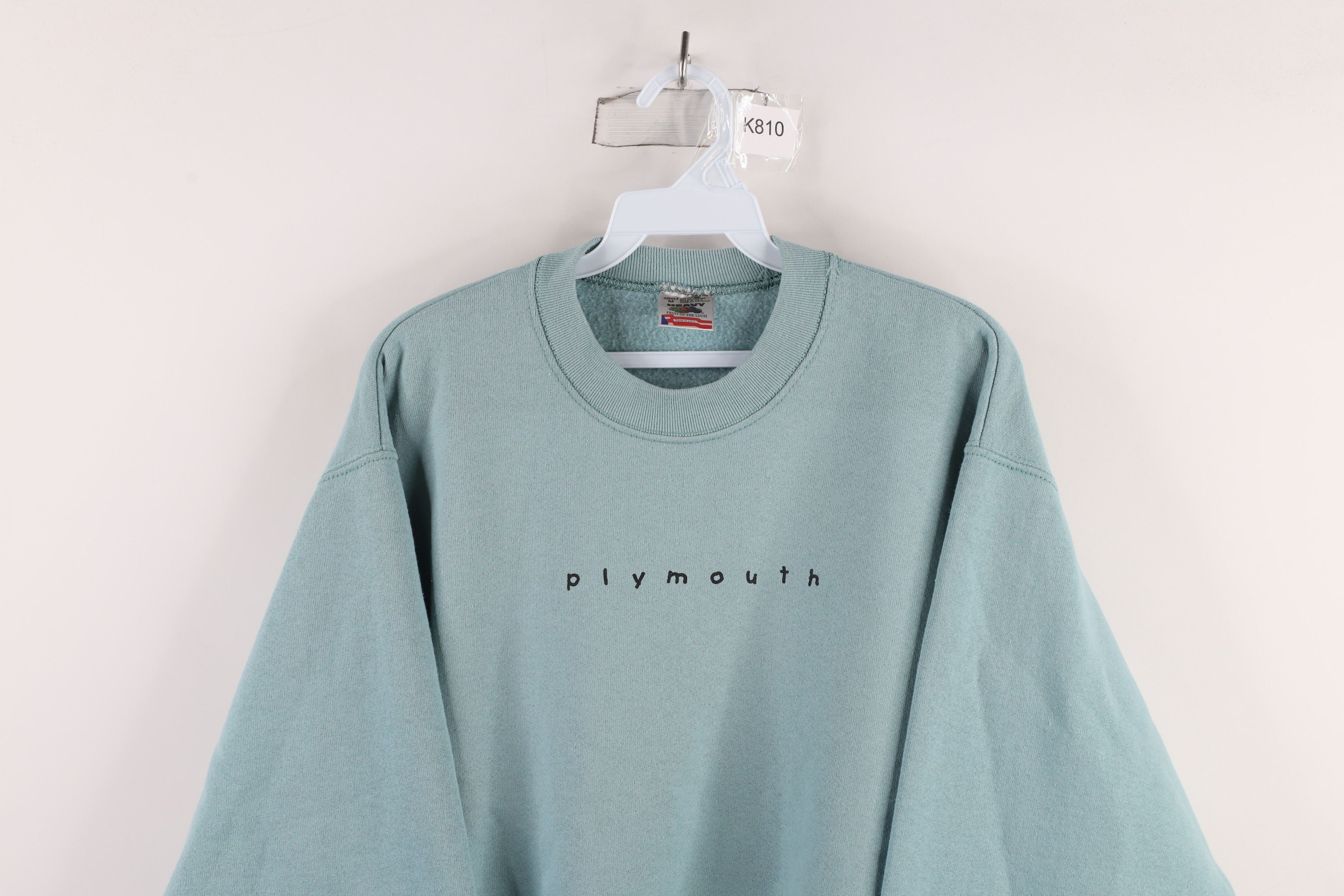Vintage Vintage 90s Streetwear Spell Out Plymouth Sweatshirt USA Size M / US 6-8 / IT 42-44 - 2 Thumbnail