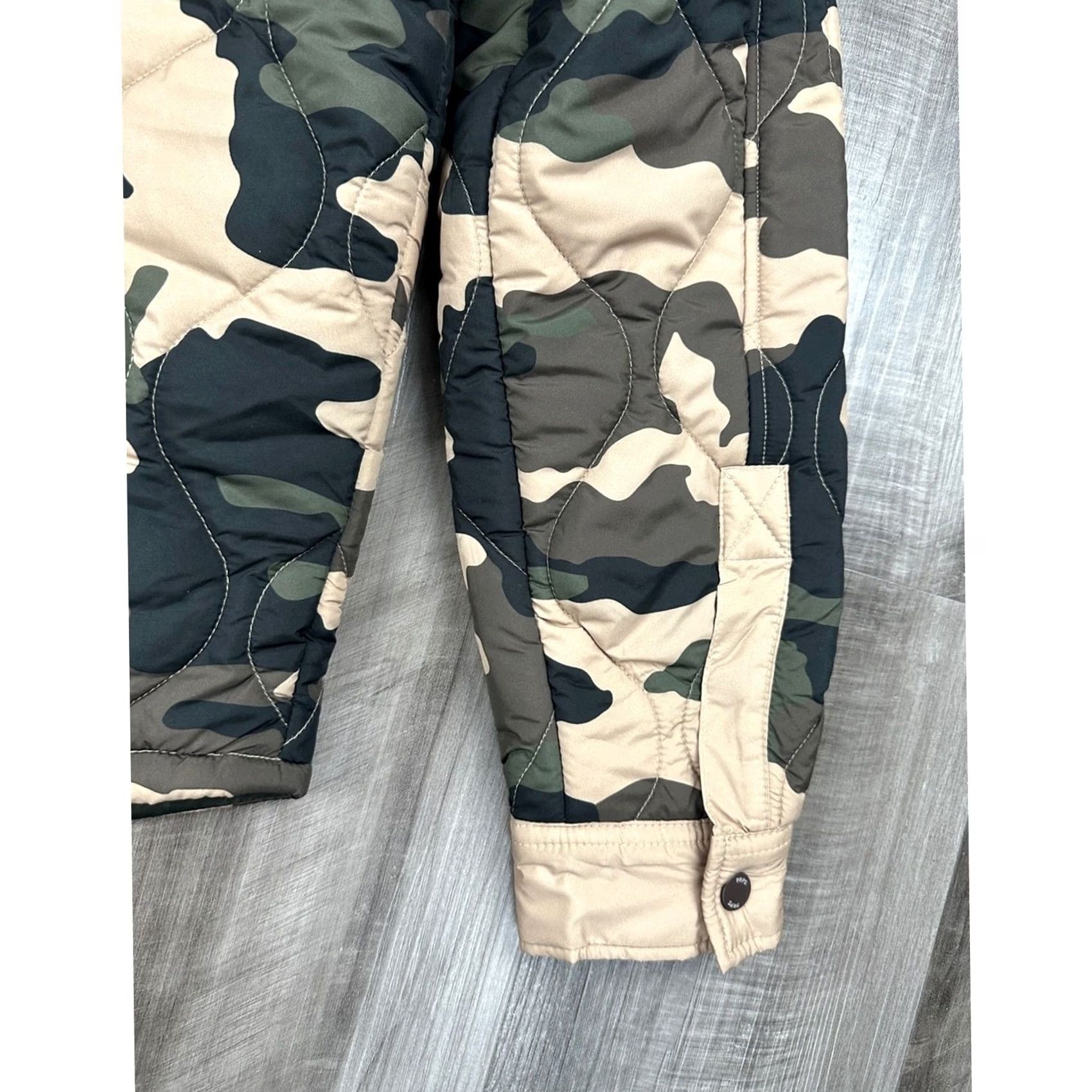 Prps PRPS Quilted Hunter Khaki Camouflage Puffer Jacket Small Size US S / EU 44-46 / 1 - 3 Thumbnail