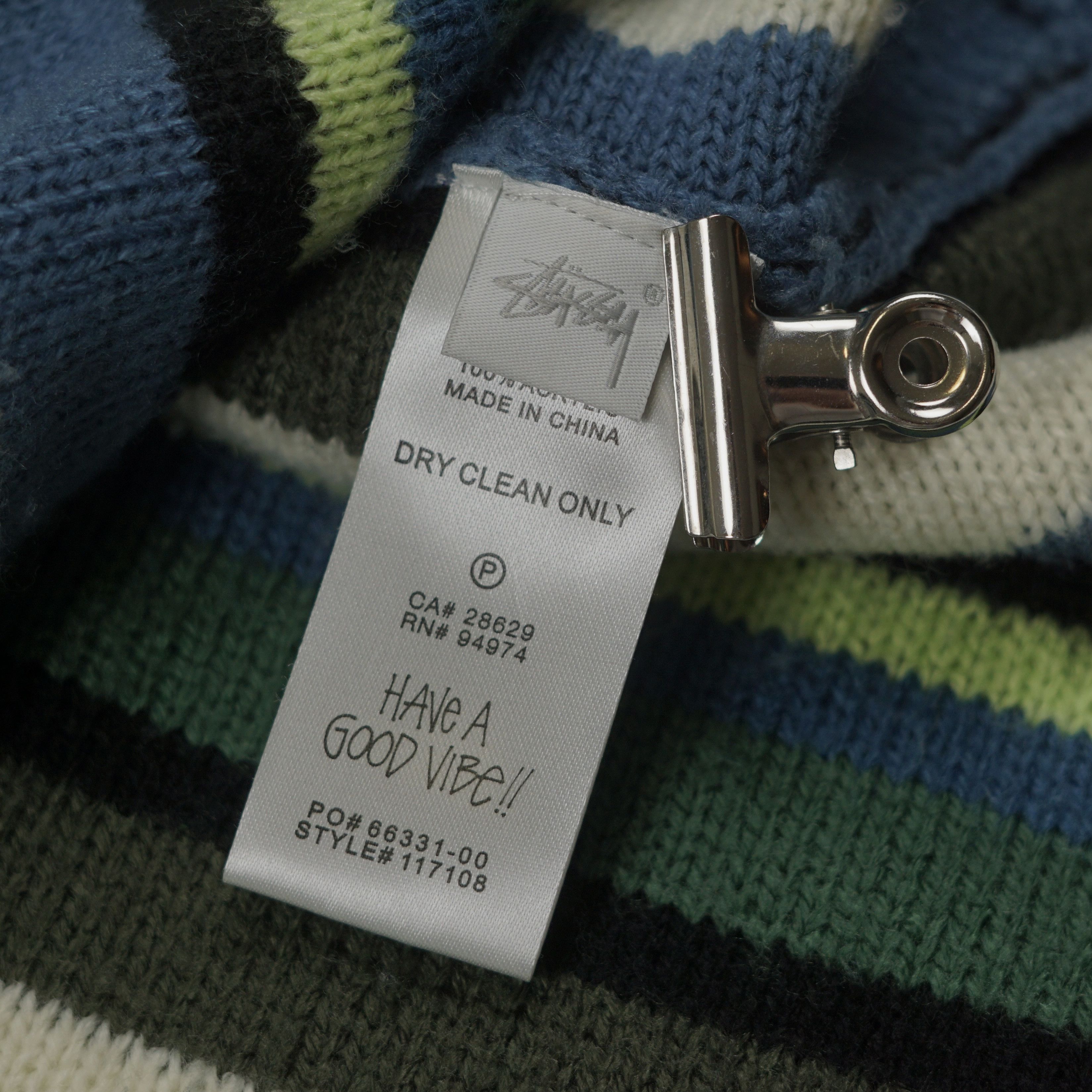 Stussy Stussy Striped Pull-over Size US S / EU 44-46 / 1 - 7 Thumbnail