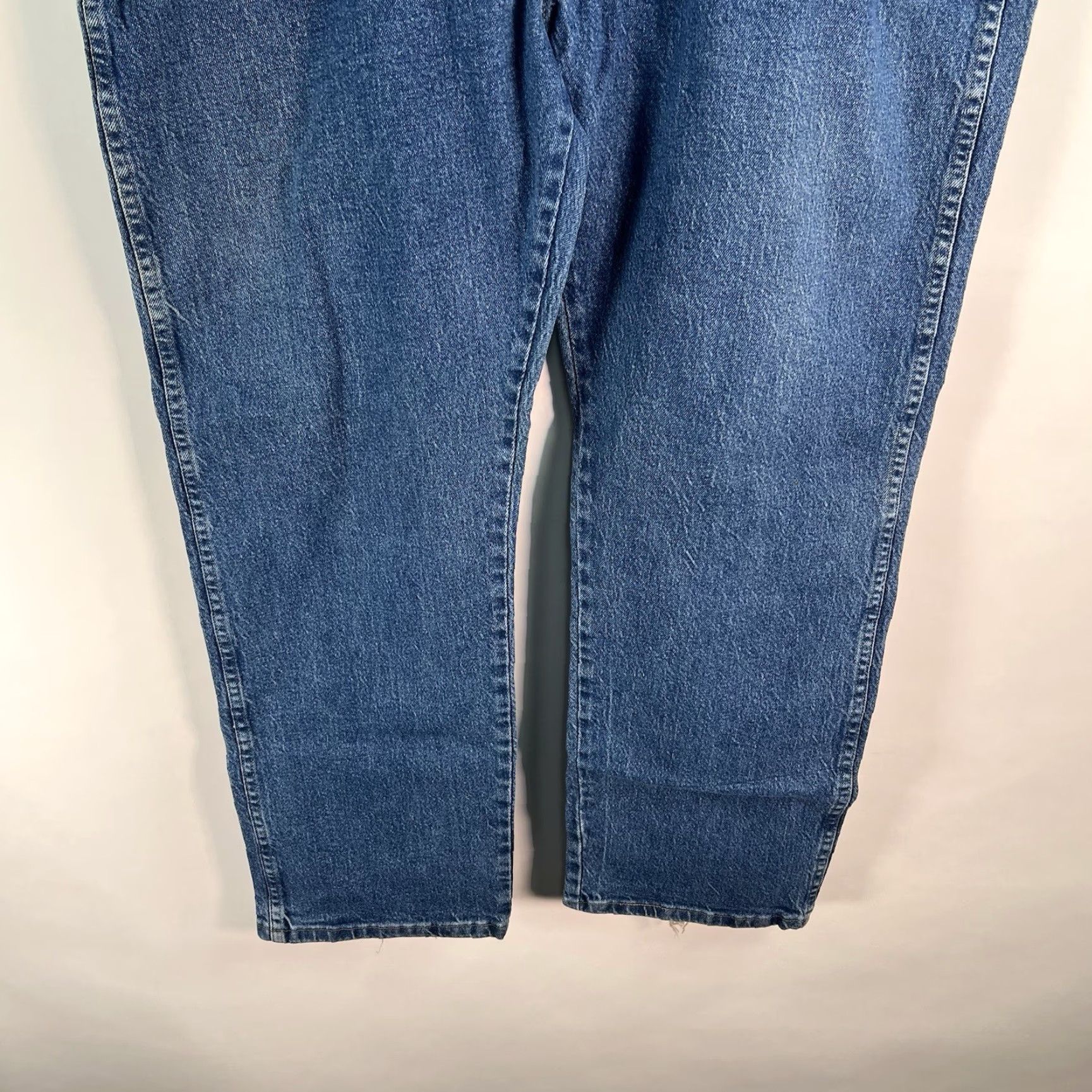 Wrangler VINTAGE Wrangler Regular Fit Straight Denim Jean Men’s Size 46 X 30 Blue - Wrangler Jeans, Denim, 5-Pocket, Regular, 46, 30, Blue, Men's Jeans Size US 30 / EU 46 - 4 Thumbnail