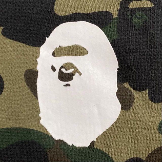 Bape BAPE CAMO full zip hoodie 1st camo green × black APE Size US XXL / EU 58 / 5 - 4 Thumbnail