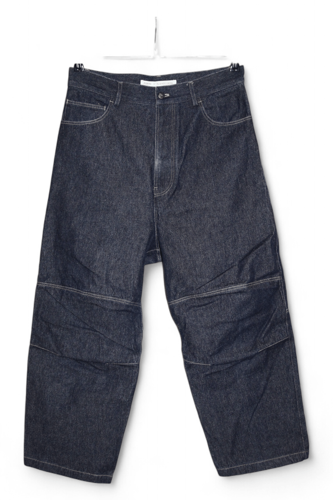 Forme D'Expression Forme 3'3204322896 5 pocket denim button-fly baggy pants Size US 30 / EU 46 - 1 Thumbnail