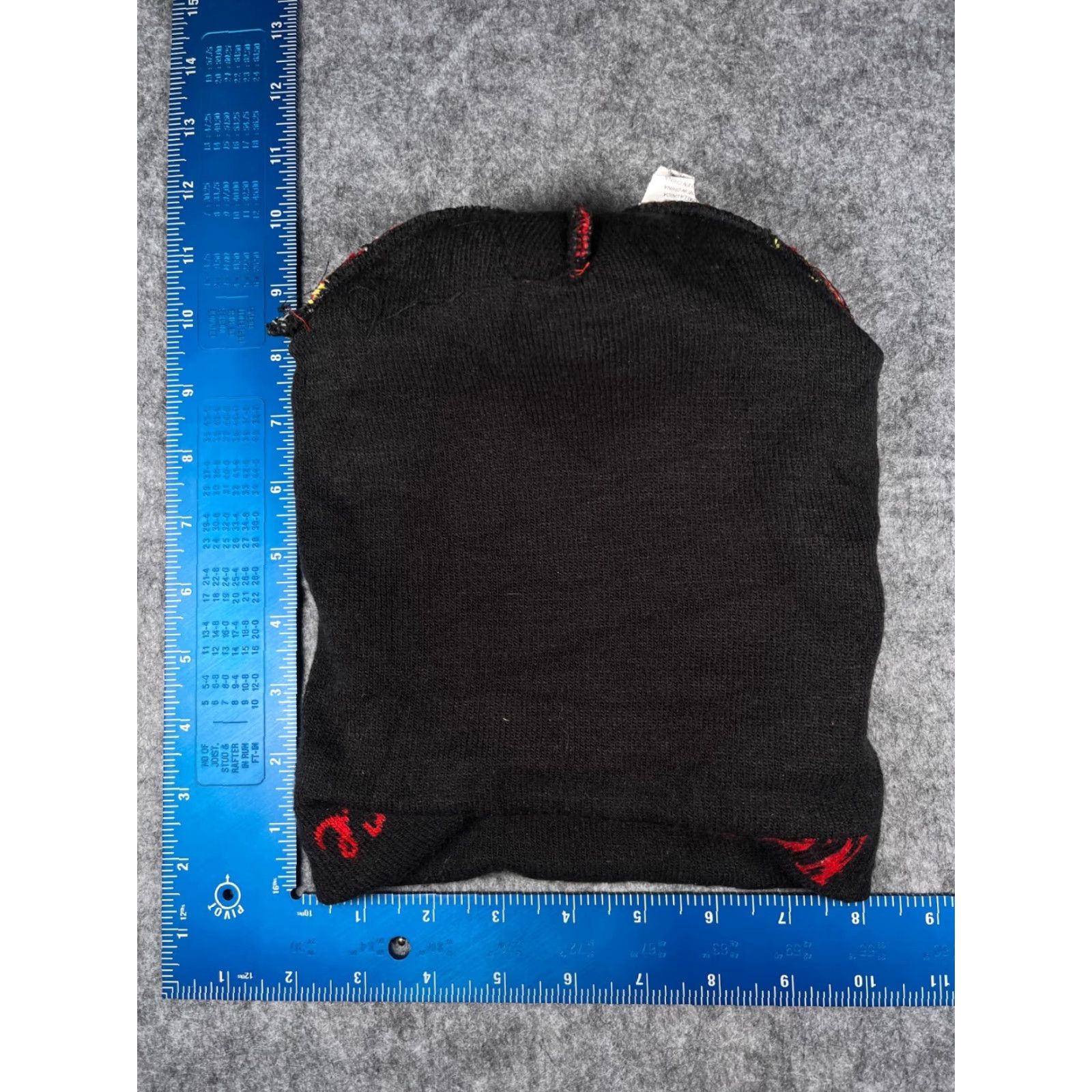 Walmart Naughty Or Nice Beanie Toque Adult OS Red Fair Isle Knit Acrylic Sequin Ski Pom Nike Shirt? Size ONE SIZE - 6 Thumbnail