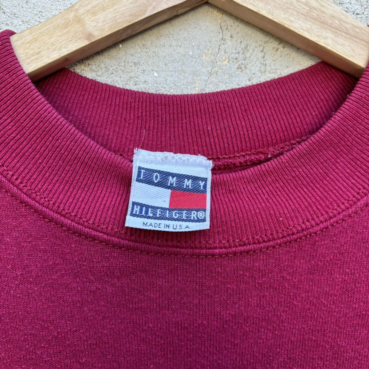 Tommy Hilfiger × Vintage Vintage 90s Tommy Hilfiger Crewneck Sweatshirt USA Size US L / EU 52-54 / 3 - 4 Thumbnail