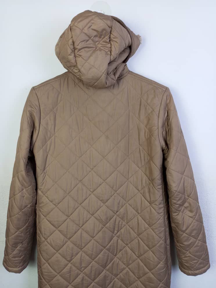Mackintosh × Vintage MACKINTOSH QUILTED COAT BEIGE Hoodie Size XS / US 0-2 / IT 36-38 - 11 Thumbnail