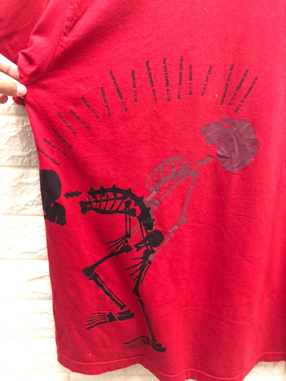 Band Tees vintage Rock Band 2011 One Ok Rock-Reference tour red tees Size US L / EU 52-54 / 3 - 3 Thumbnail
