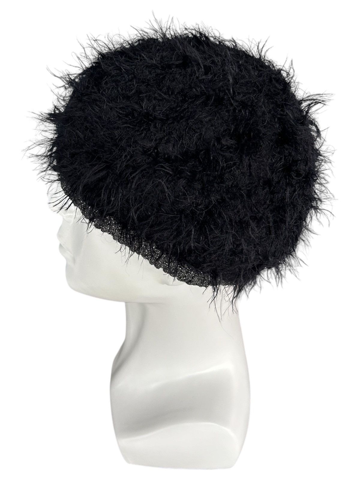 14th Addiction × Hysteric Glamour × Japanese Brand Punk Bondage Style Japanese Brand Mohawk Mohair Beanie Hats🎌 Size ONE SIZE - 4 Thumbnail