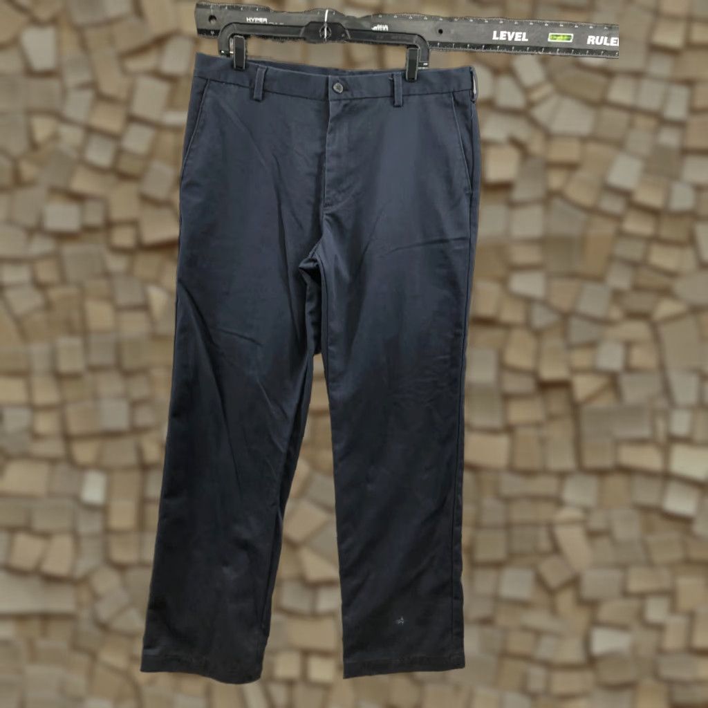 Izod VINTAGE IZOD American Chino Pants 36x32 Mens Dark Wash Blue Size US 36 / EU 52 - 1 Thumbnail