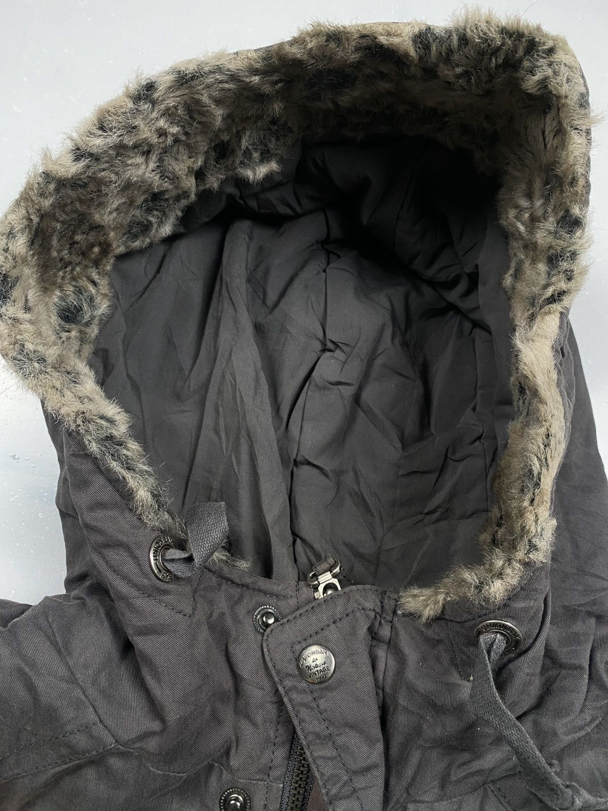 UNIONBAY Vintage Unionbay Faux Fur Hooded Heavy Jacket Size US XL / EU 56 / 4 - 6 Thumbnail