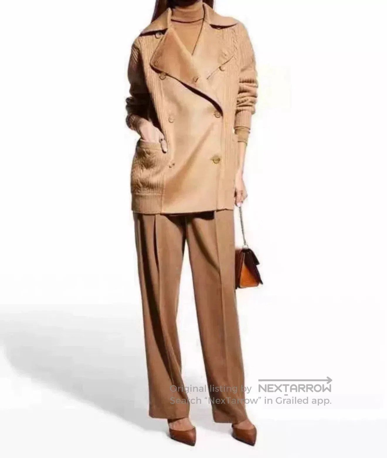 Max Mara Max Mara Rumena Camel Wool Coat. Size M / US 6-8 / IT 42-44 - 3 Thumbnail