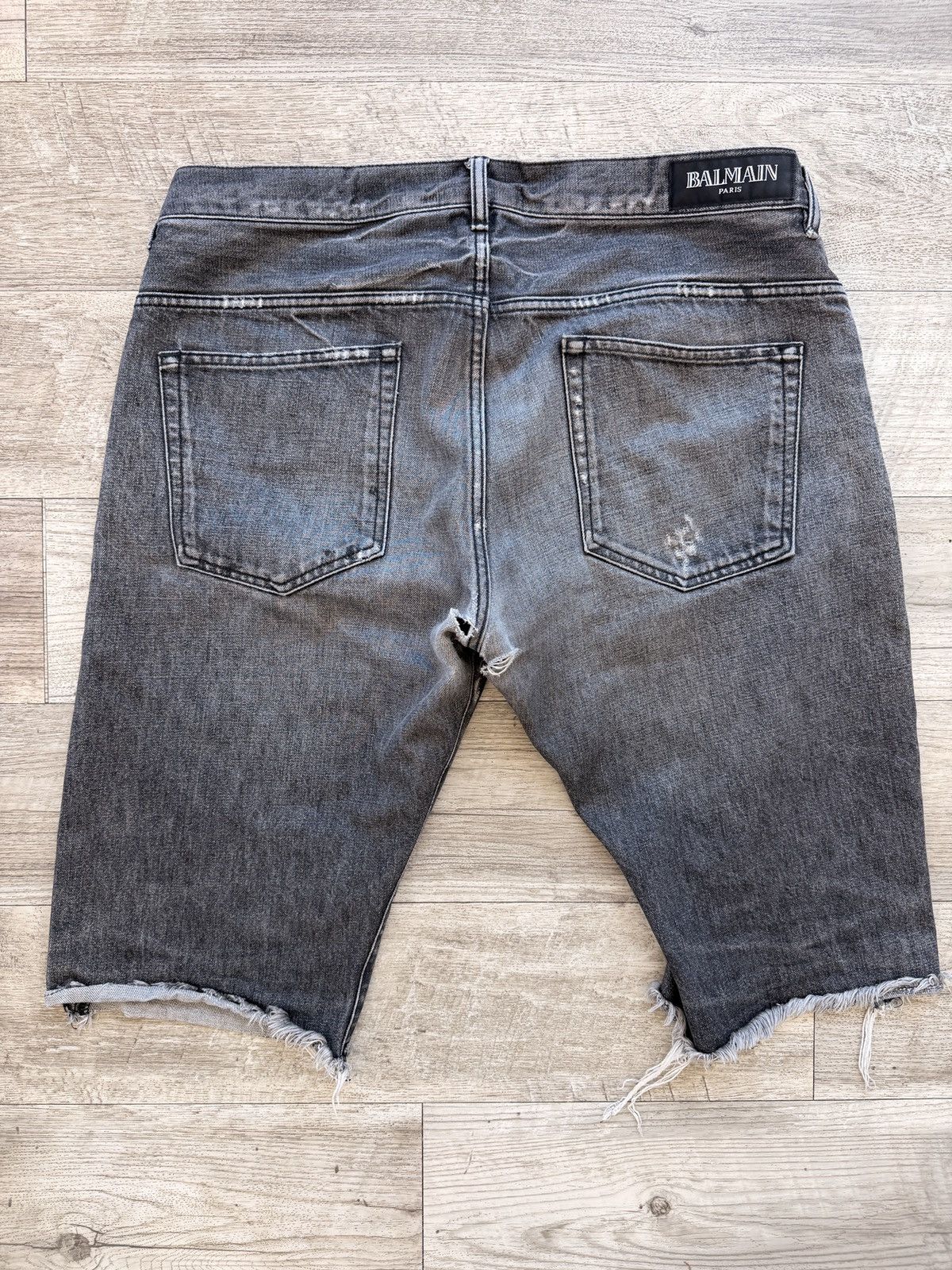 Balmain 🚨Decarnin Japanese Selvage Denim Shorts Size US 36 / EU 52 - 2 Thumbnail